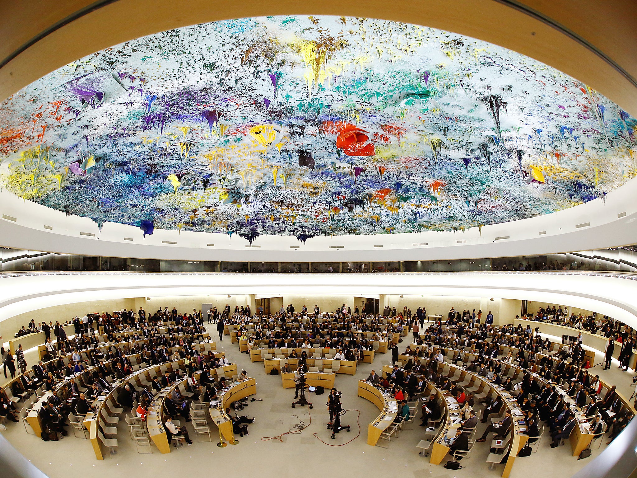 The United Nations Human Rights Council has a varied and controversial membership