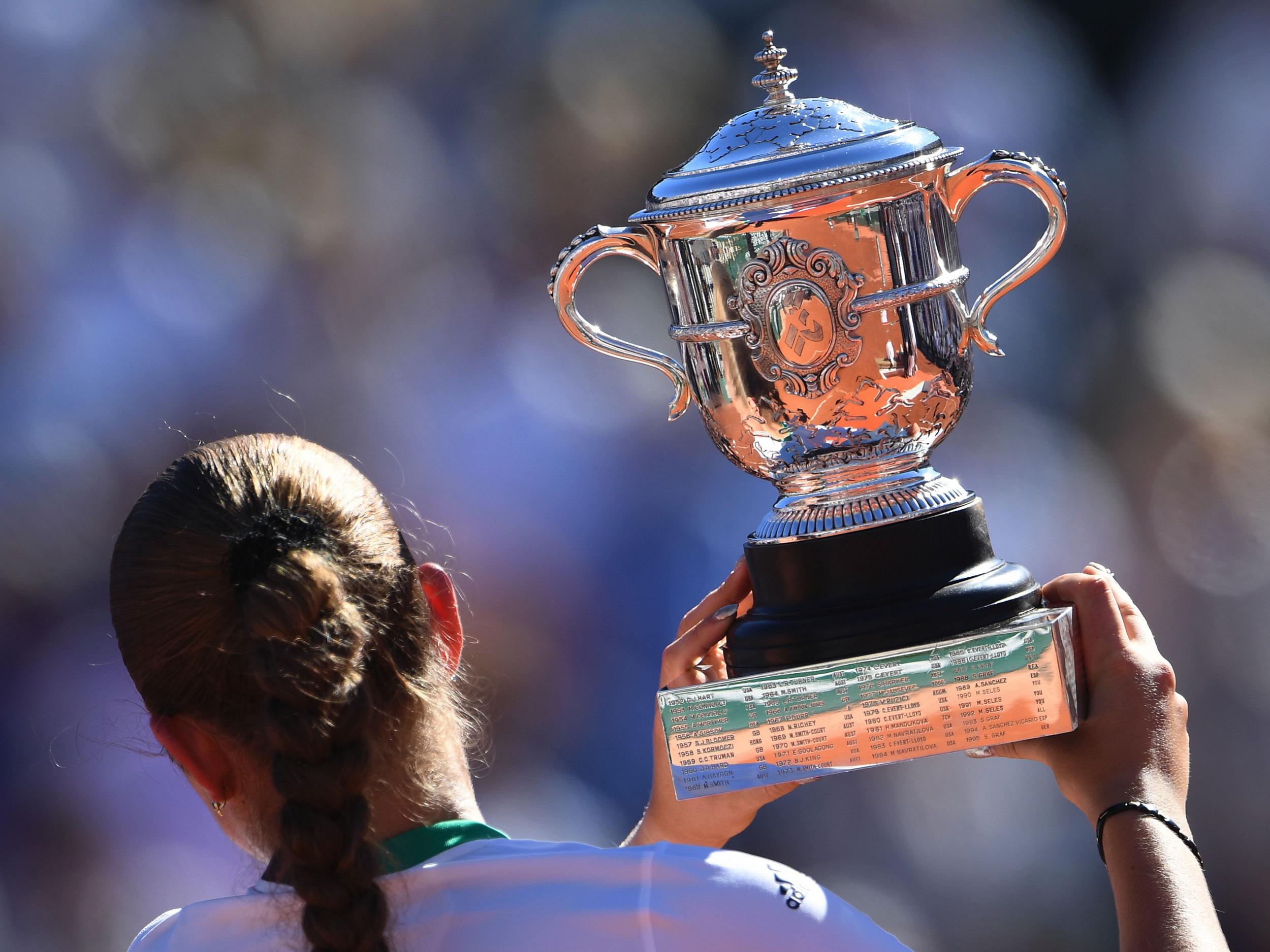 She is the first Latvian player to win a Grand Slam singles tournament