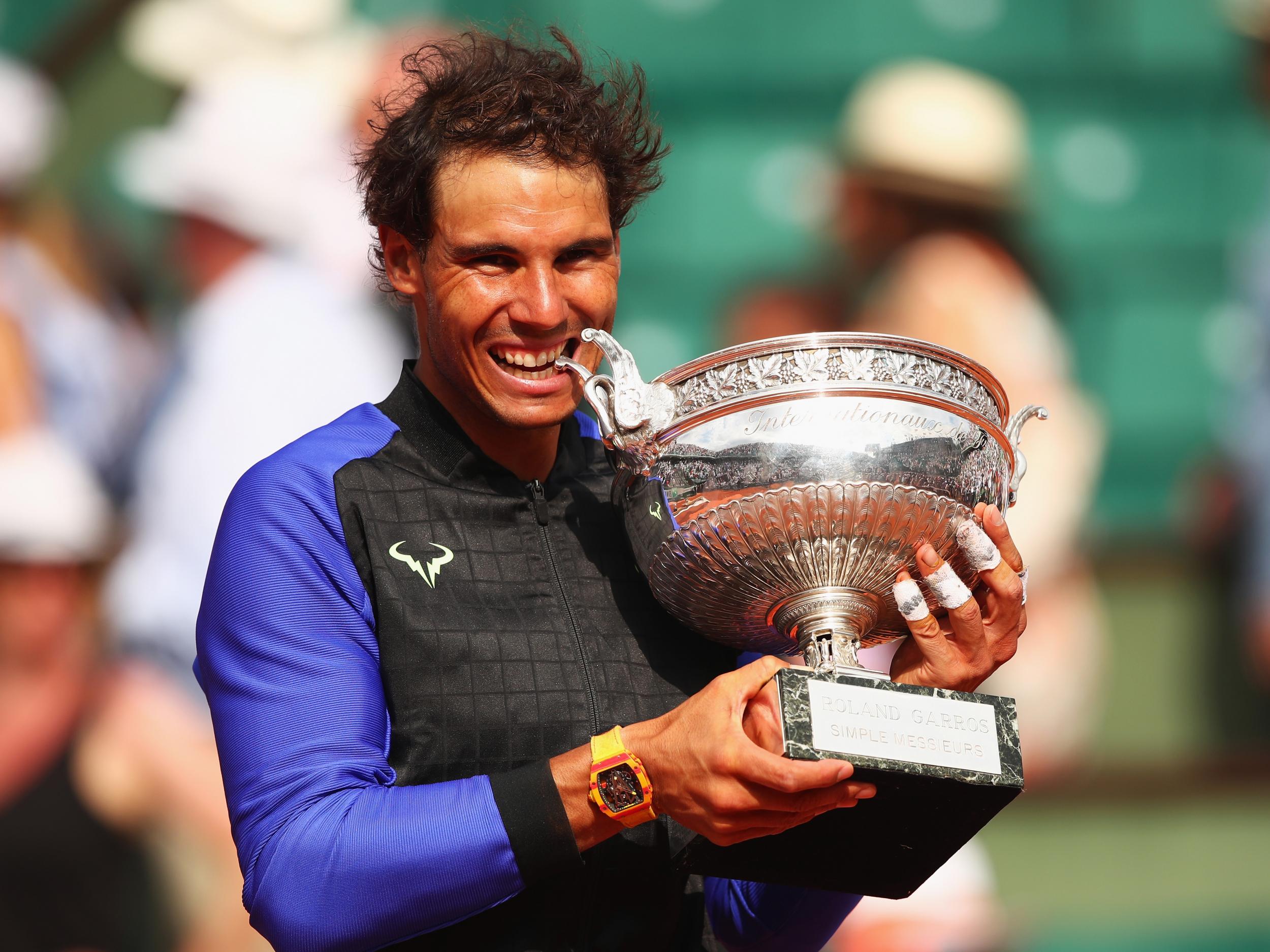 Nadal has now the French Open ten times