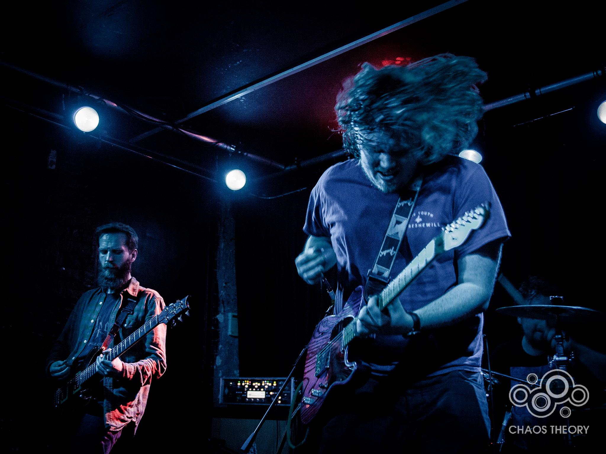 Only Echoes Remains's Simon Christie and Arran Oakes playing to The Black Heart, London