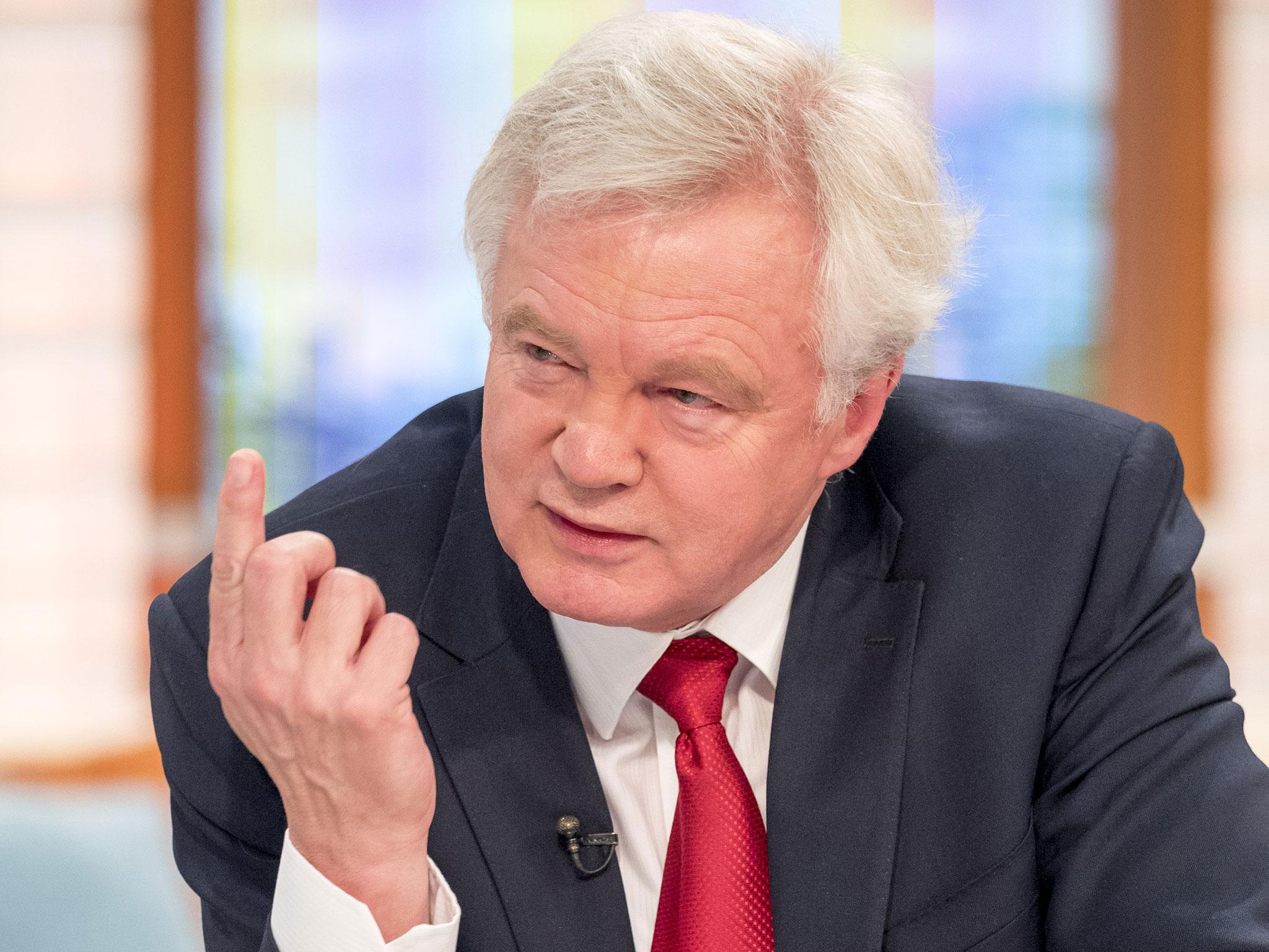 Brexit Secretary David Davis will be in Brussels on Monday