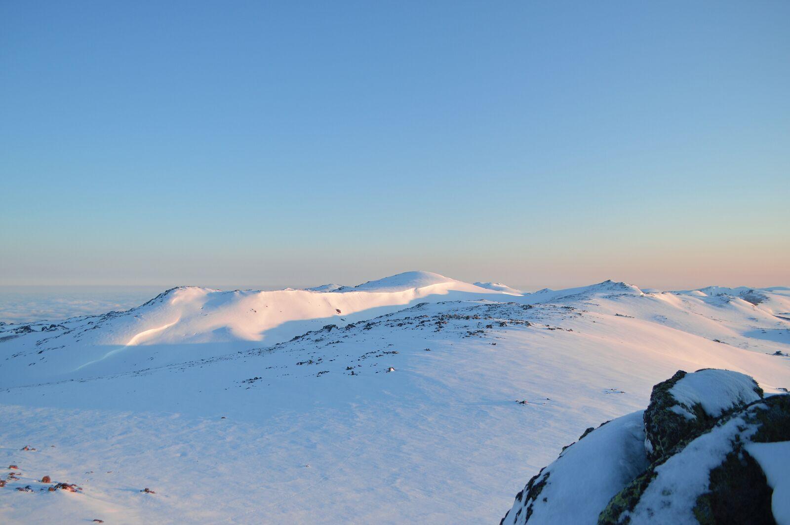 The pristine view from the top