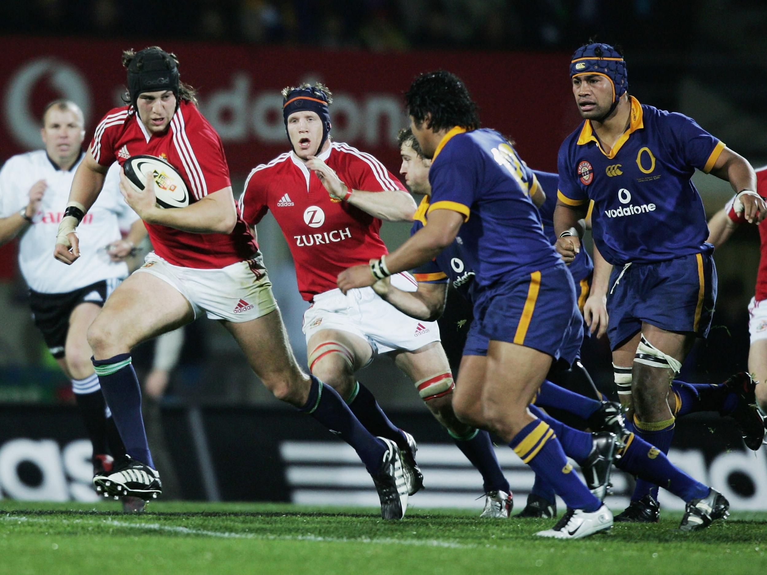 The Lions faced Otago Highlanders on their last tour of New Zealand in 2005