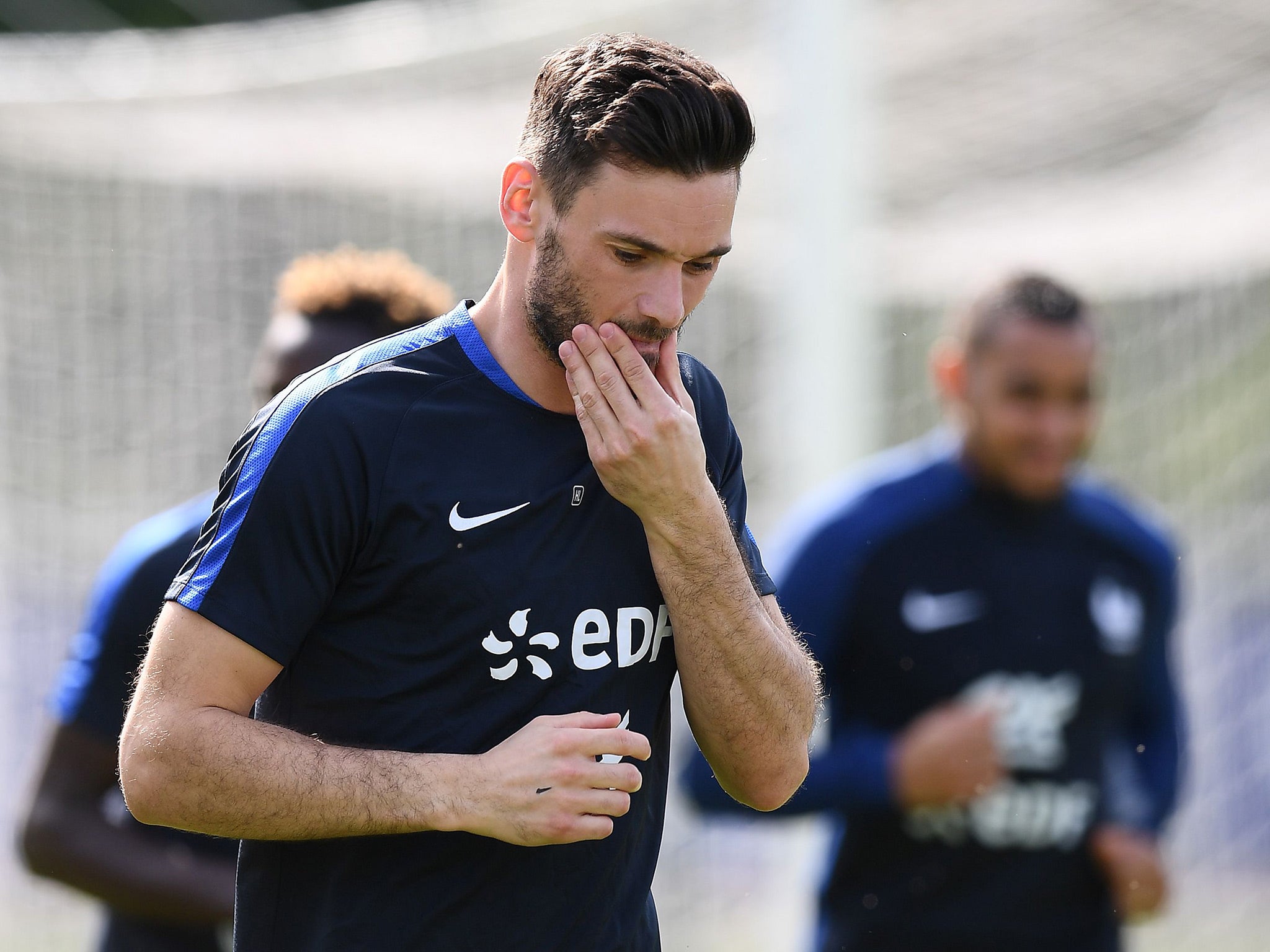 Hugo Lloris will be retained by Didier Deschamps for Tuesday's friendly with England