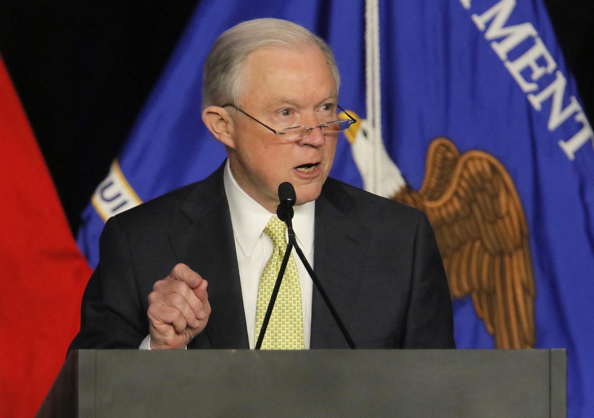 US Attorney General Jeff Sessions