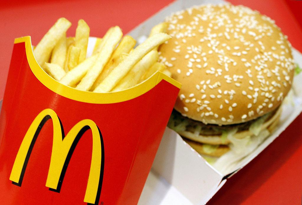 The Big Mac is usually served as part of a meal with fries and a soft drink