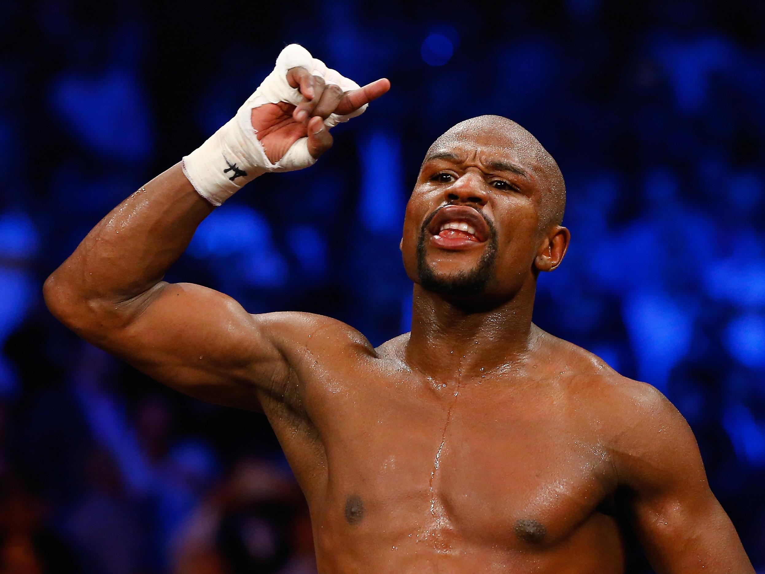The number of defeats Mayweather has suffered in his 19-year professional career