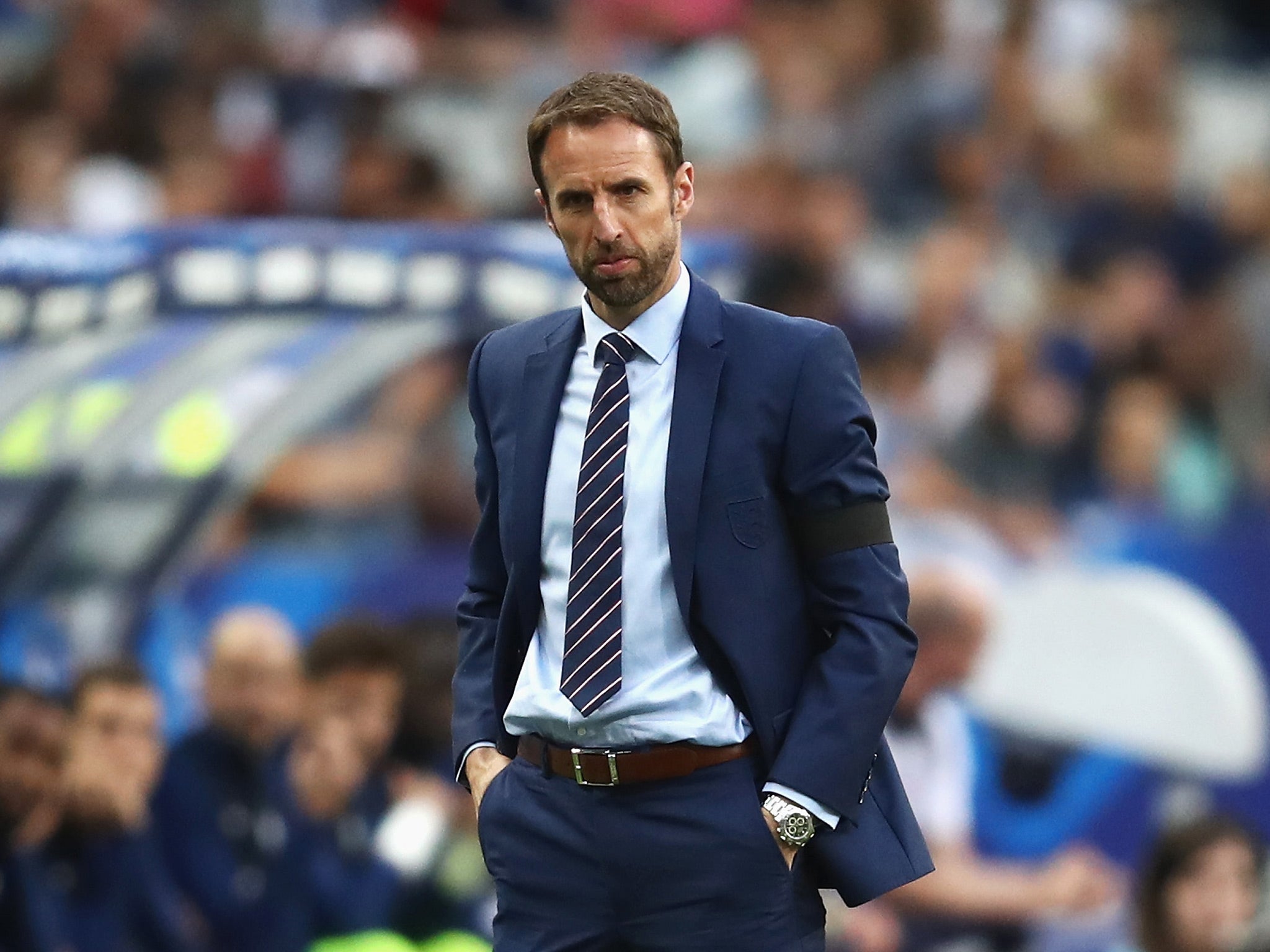 Gareth Southgate was disappointed with England's failure to take control after France were reduced to 10 men