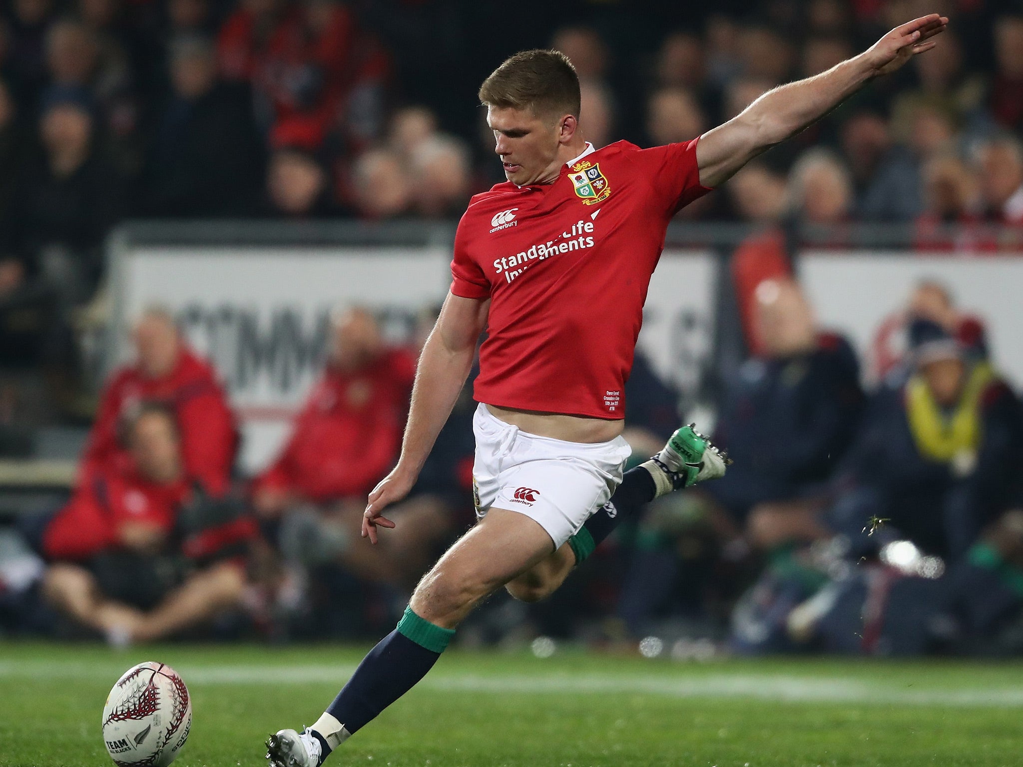 &#13;
Farrell could pass the kicking duties on to Leigh Halfpenny &#13;