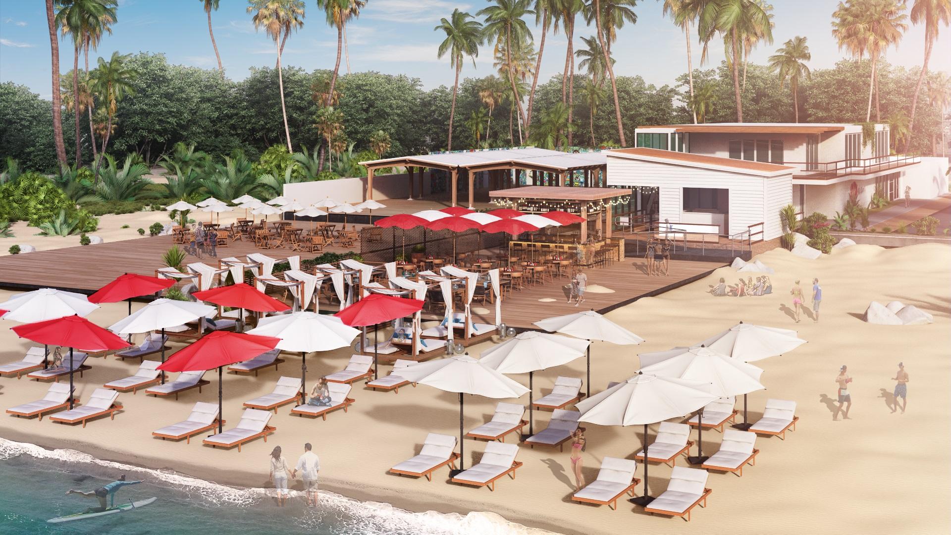 The Departure Beach will open in May 2018