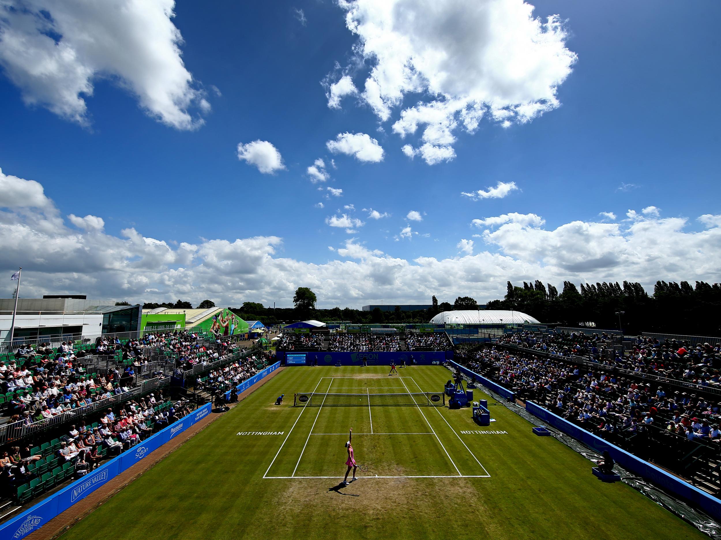 Konta has never got past the last eight in Nottingham