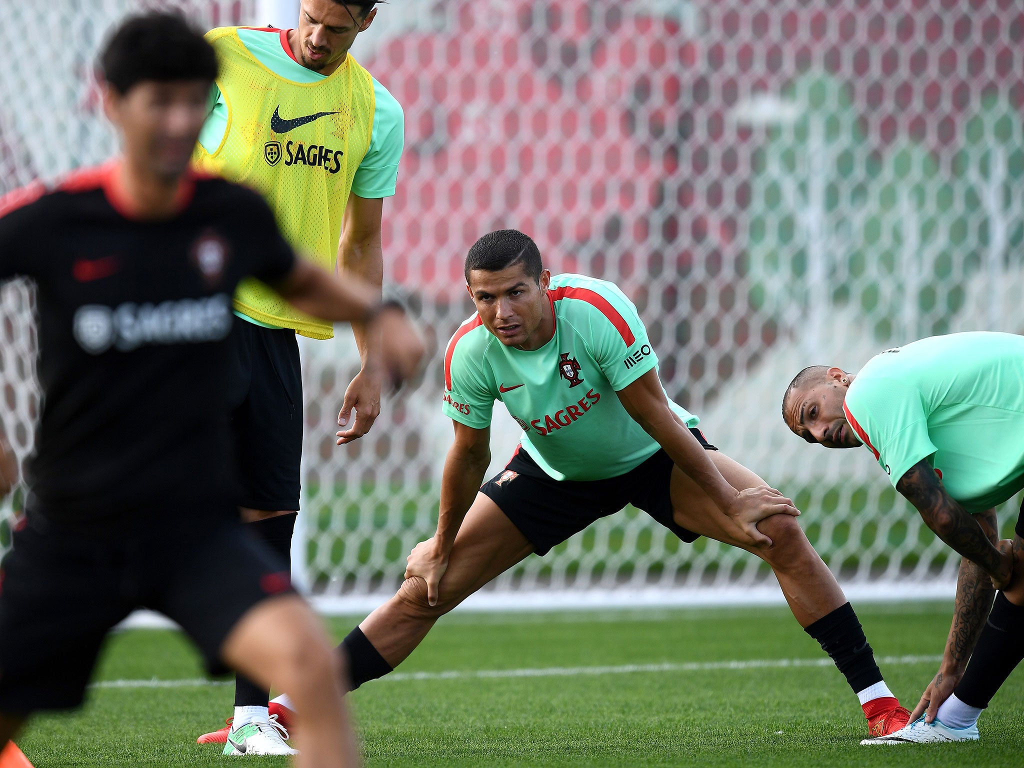 Cristiano Ronaldo is currently on duty with his Portugal teammates