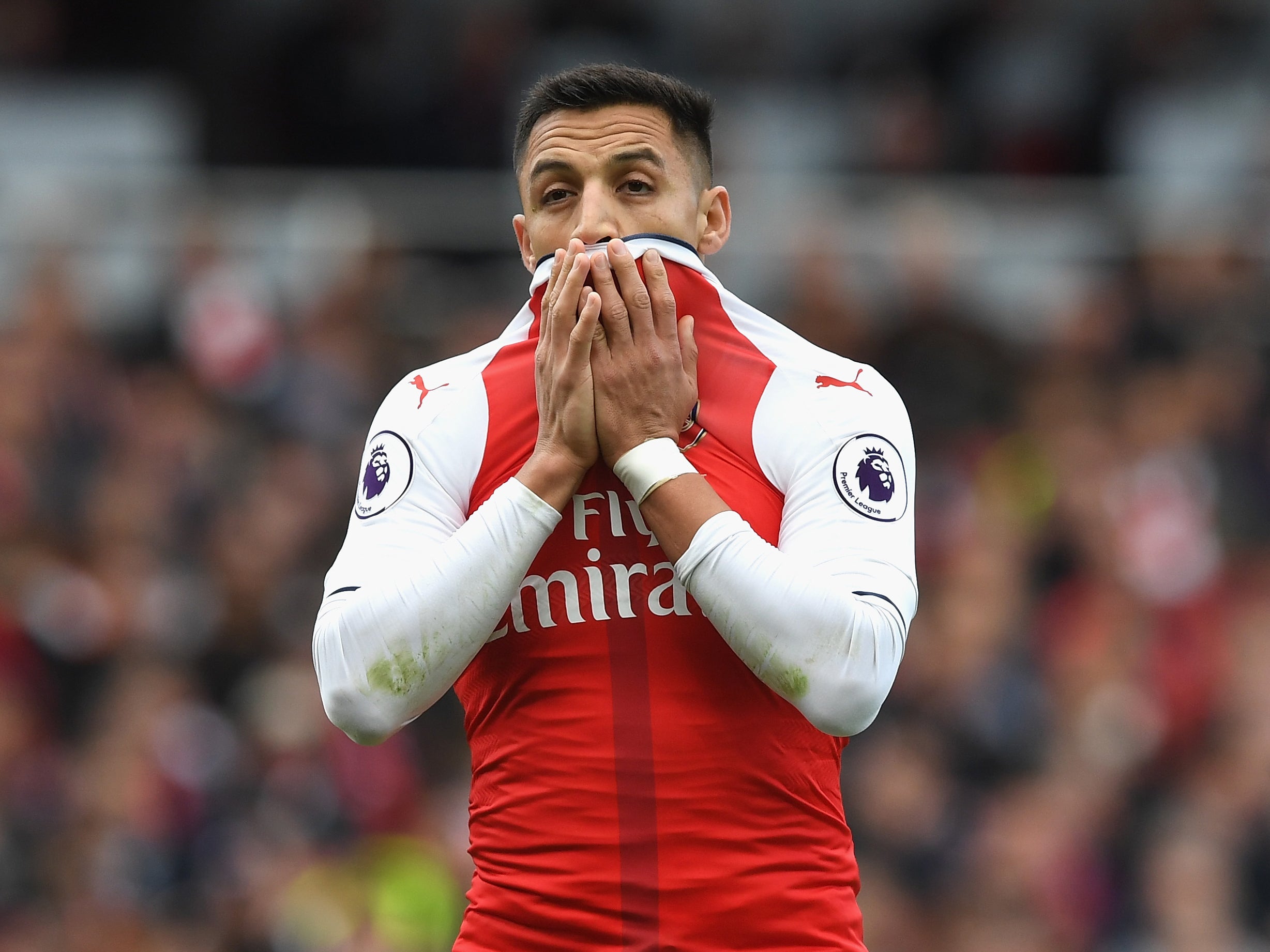 Sanchez has refused to commit his future to the club