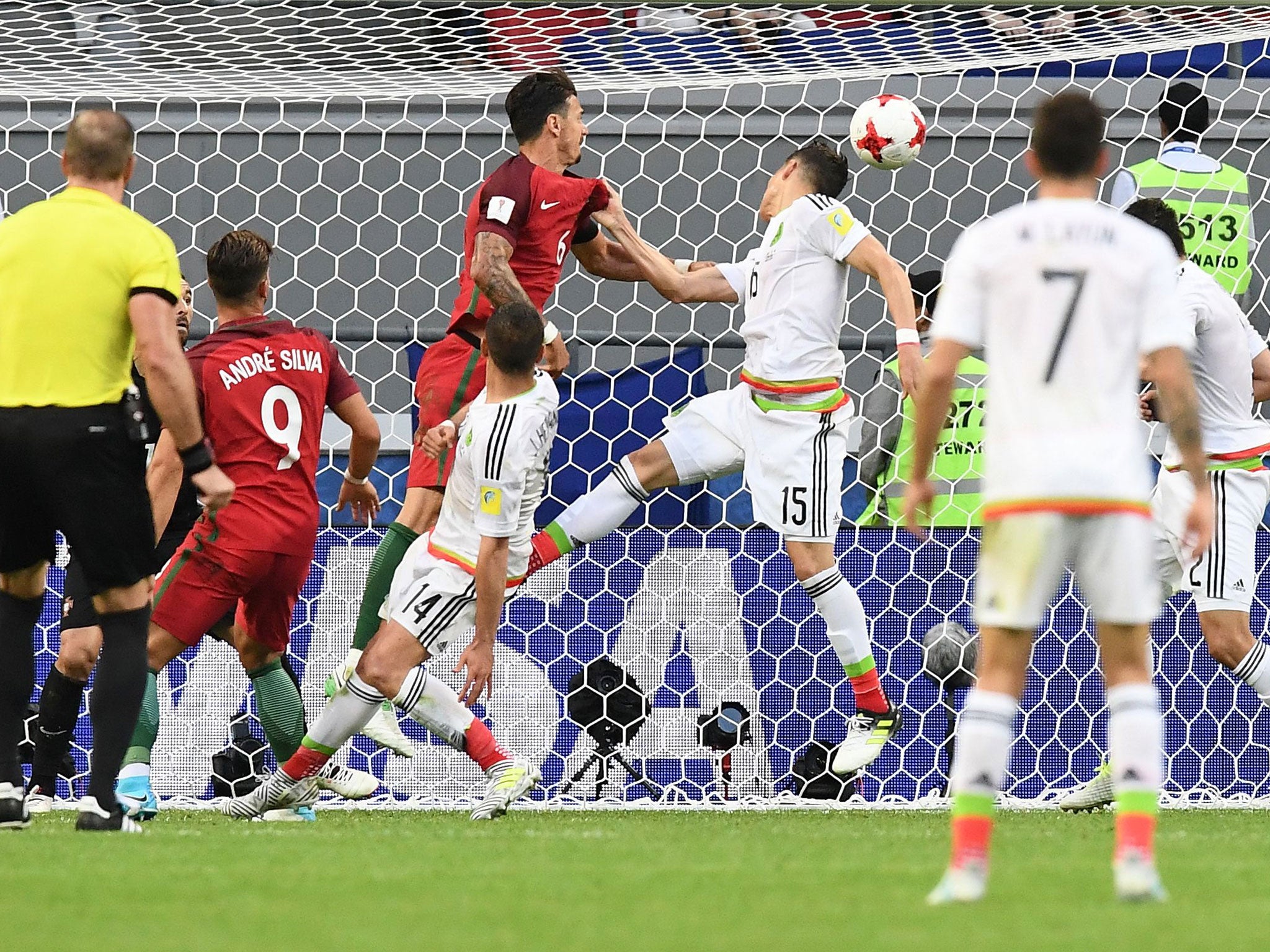 Hector Moreno snatched a late equaliser with his headed effort