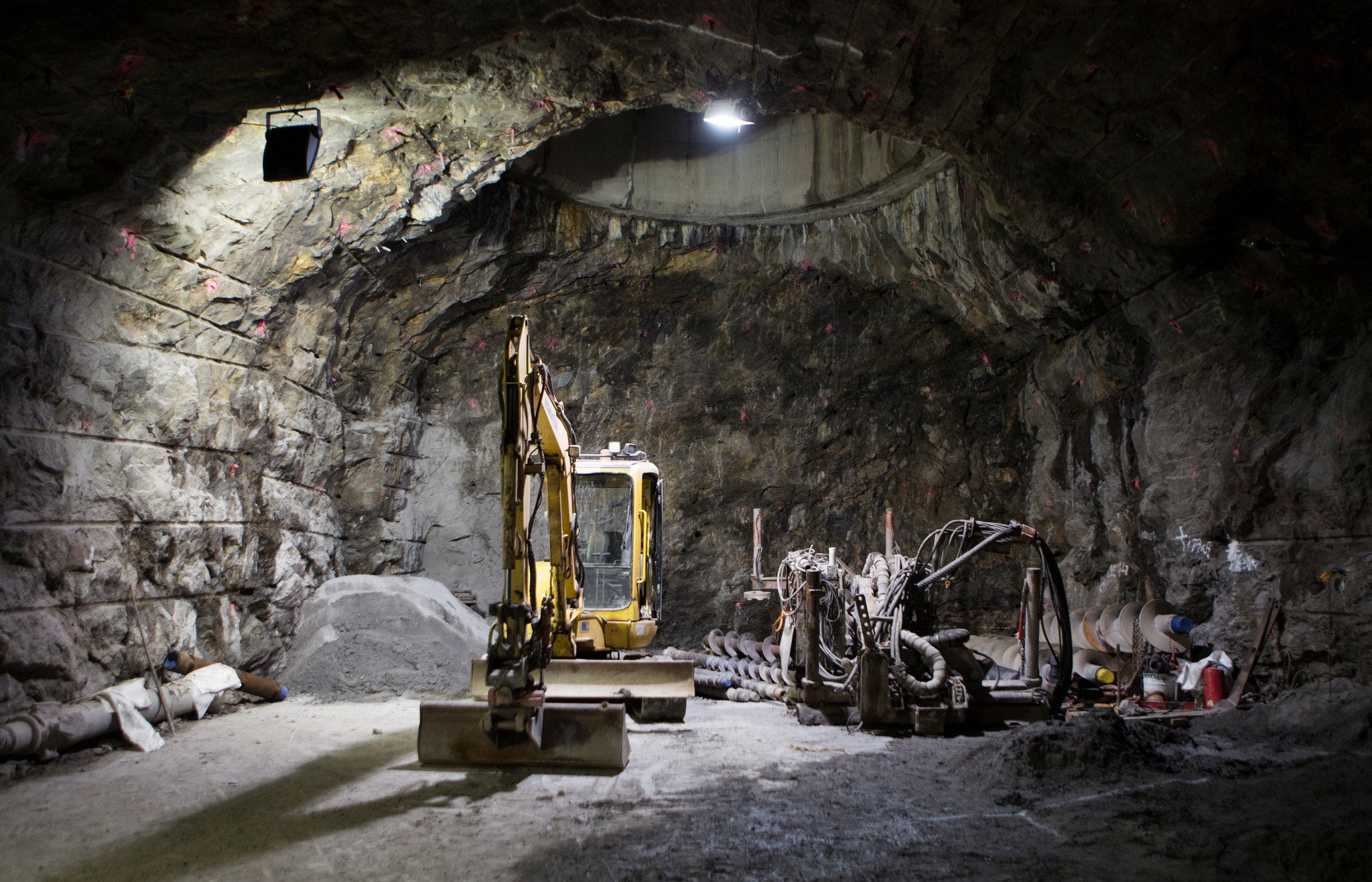 Tea break: the Onkalo site – which takes its name from the Finnish for ‘cavity’ – on Finland’s Olkiluoto island will take 100 years to fill with spent nuclear fuel