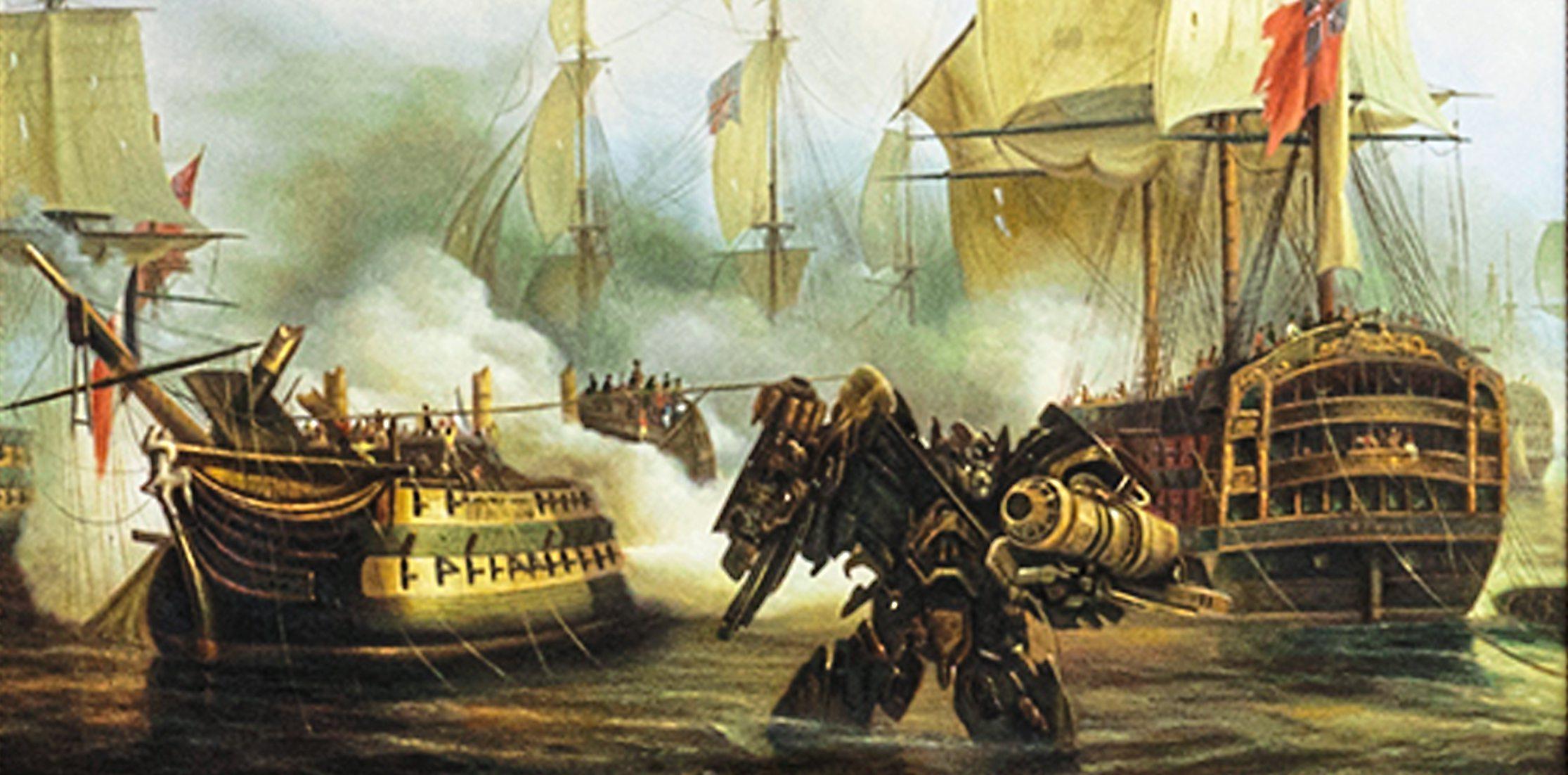 A part of the past: Transformers have appeared throughout history, including ensuring the Spanish Armada was ‘blown’ of course