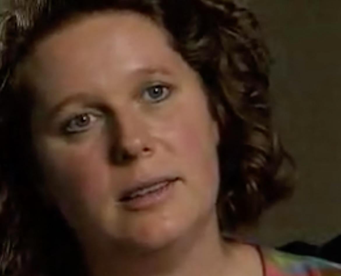 Kathryn Stockdale in the 2008 episode of Wife Swap