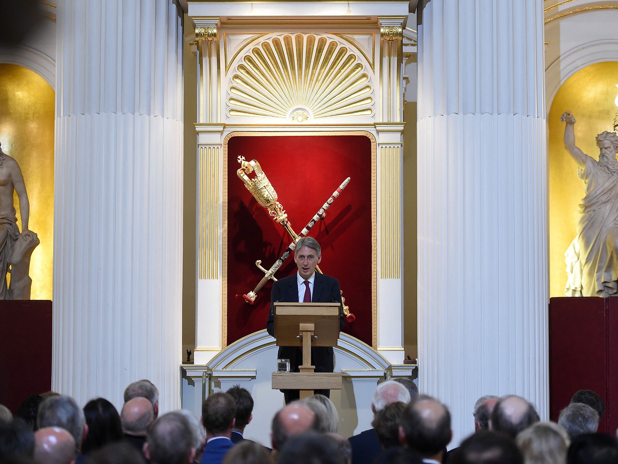 Philip Hammond today delivered his Mansion House speech