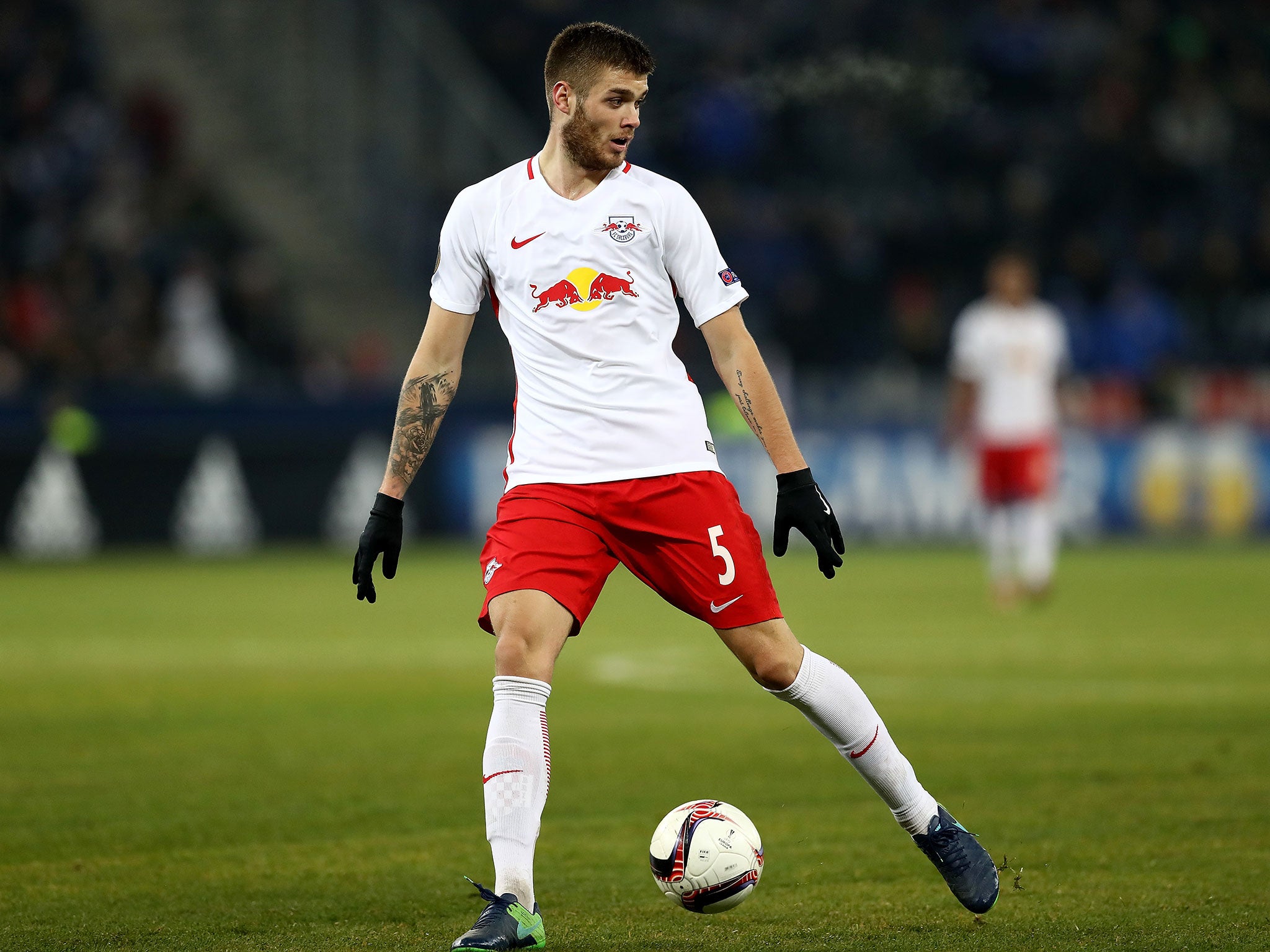 Duje Caleta-Car in action for Red Bull Salzburg