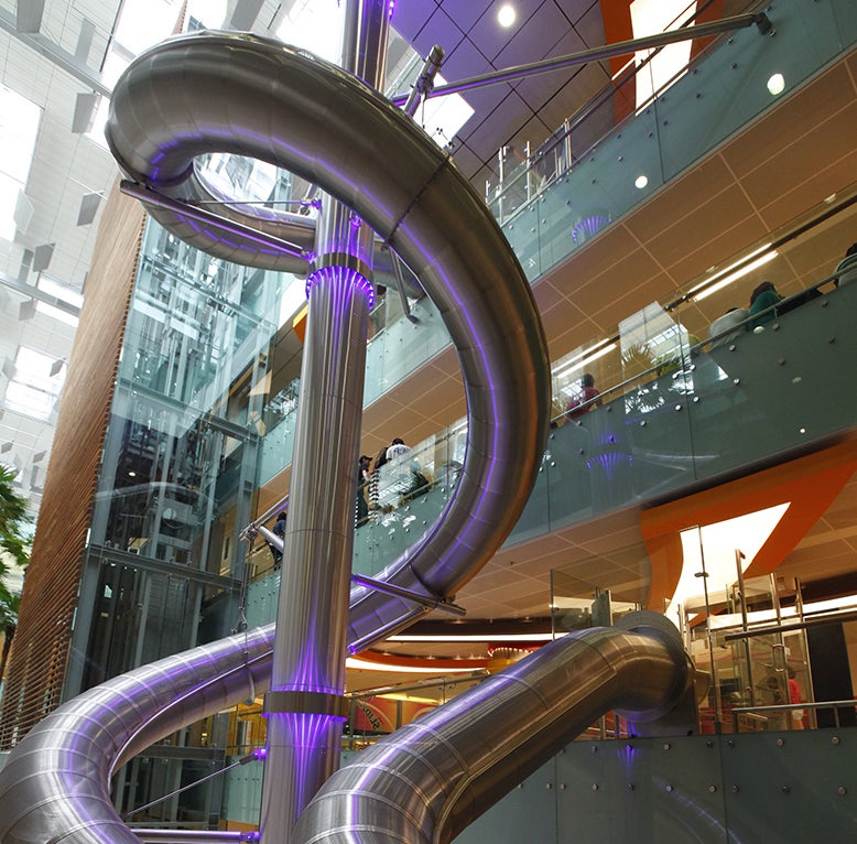 The Slide@T3 is exactly that - a slide in terminal 3