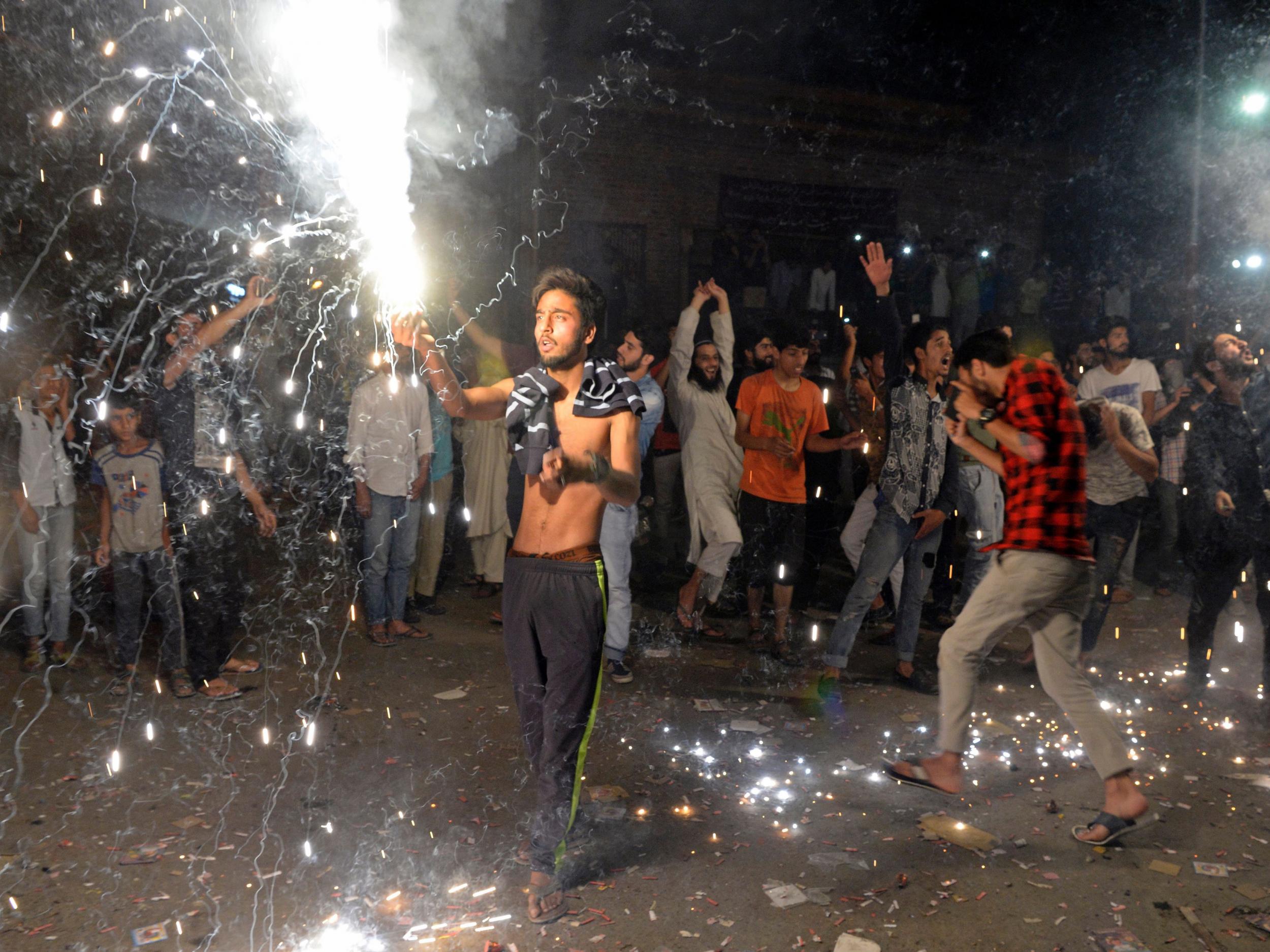 Pakistan's victory in the Champions Trophy final sparked celebrations across India, including in the hotly disputed region of Kashmir