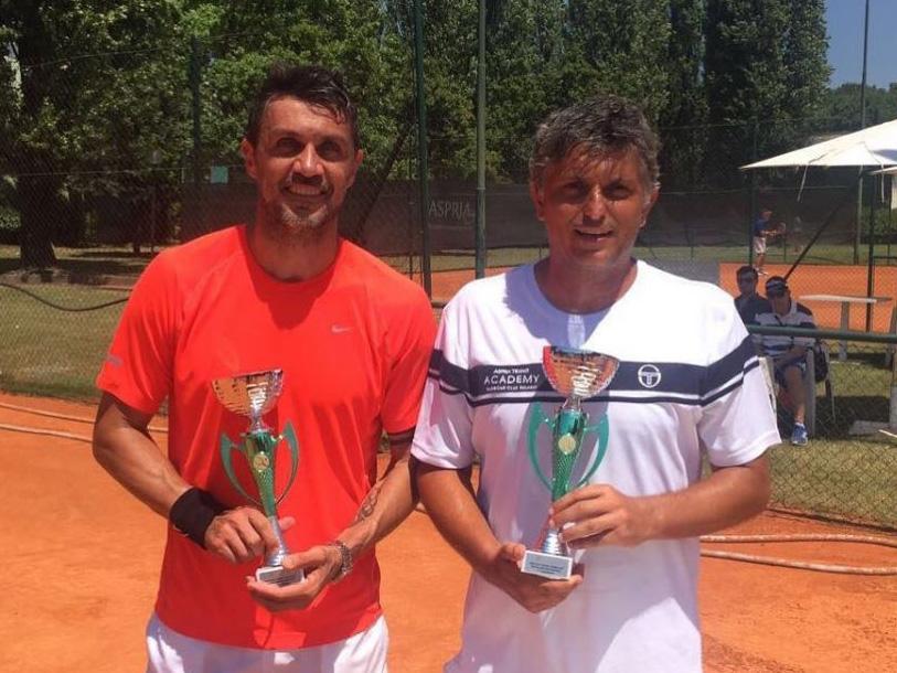 Maldini will be playing alongside doubles partner and coach Stefano Landonio