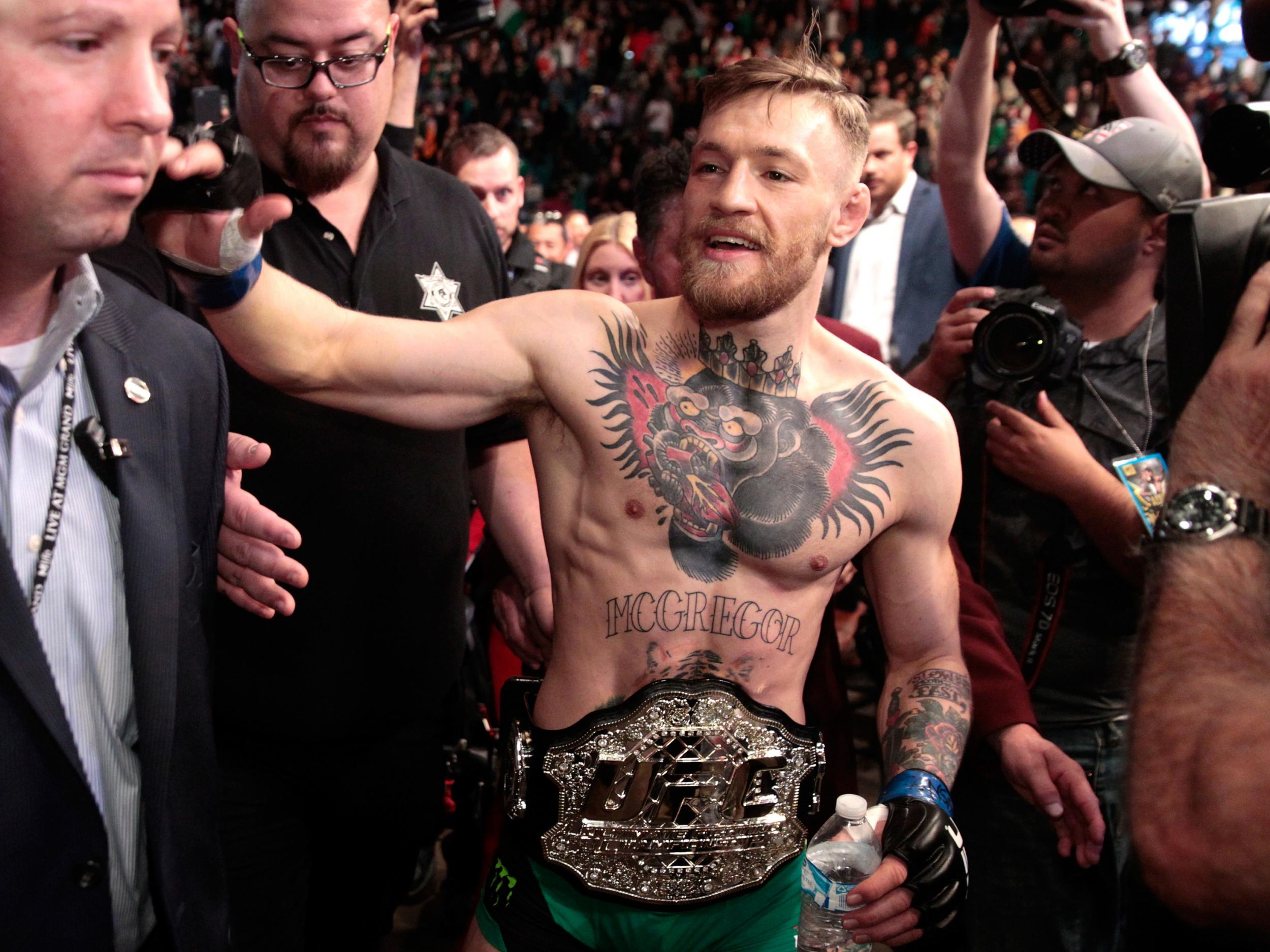 McGregor is keeping his team together for the Mayweather fight (Getty )