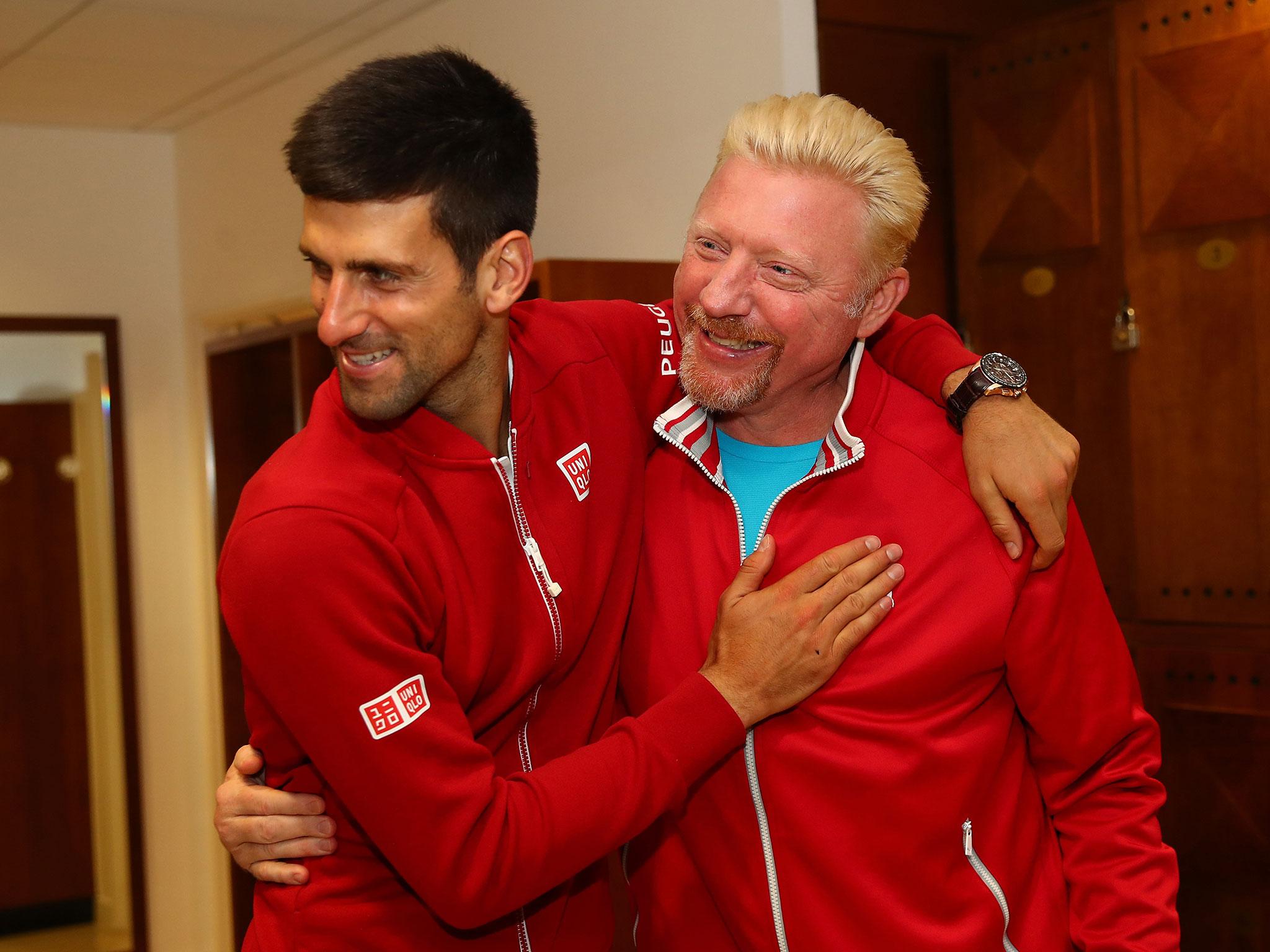 &#13;
Becker split with Novak Djokovic late last year &#13;