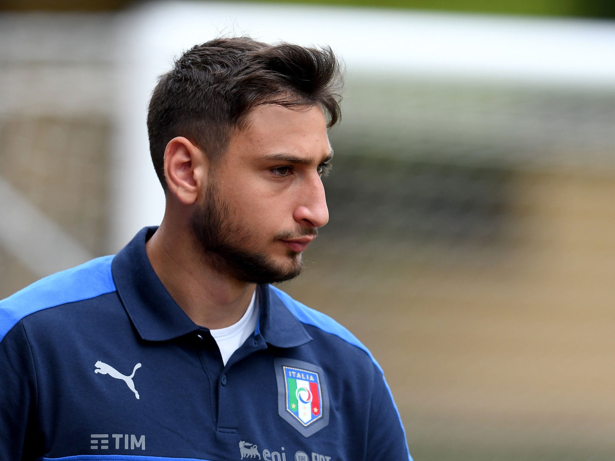 Gianluigi Donnarumma had fake money thrown at him during the Under-21 European Championships