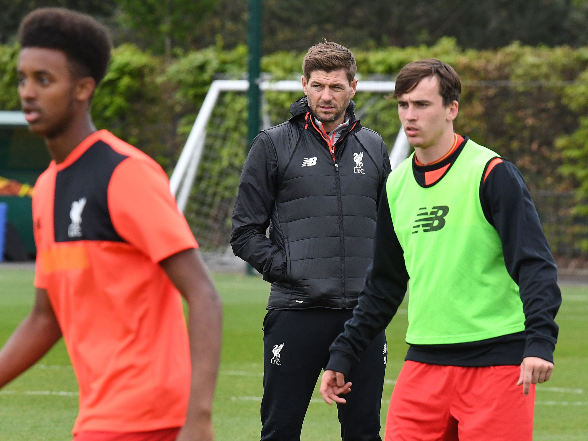 Gerrard has been managing Liverpool's U18s since July