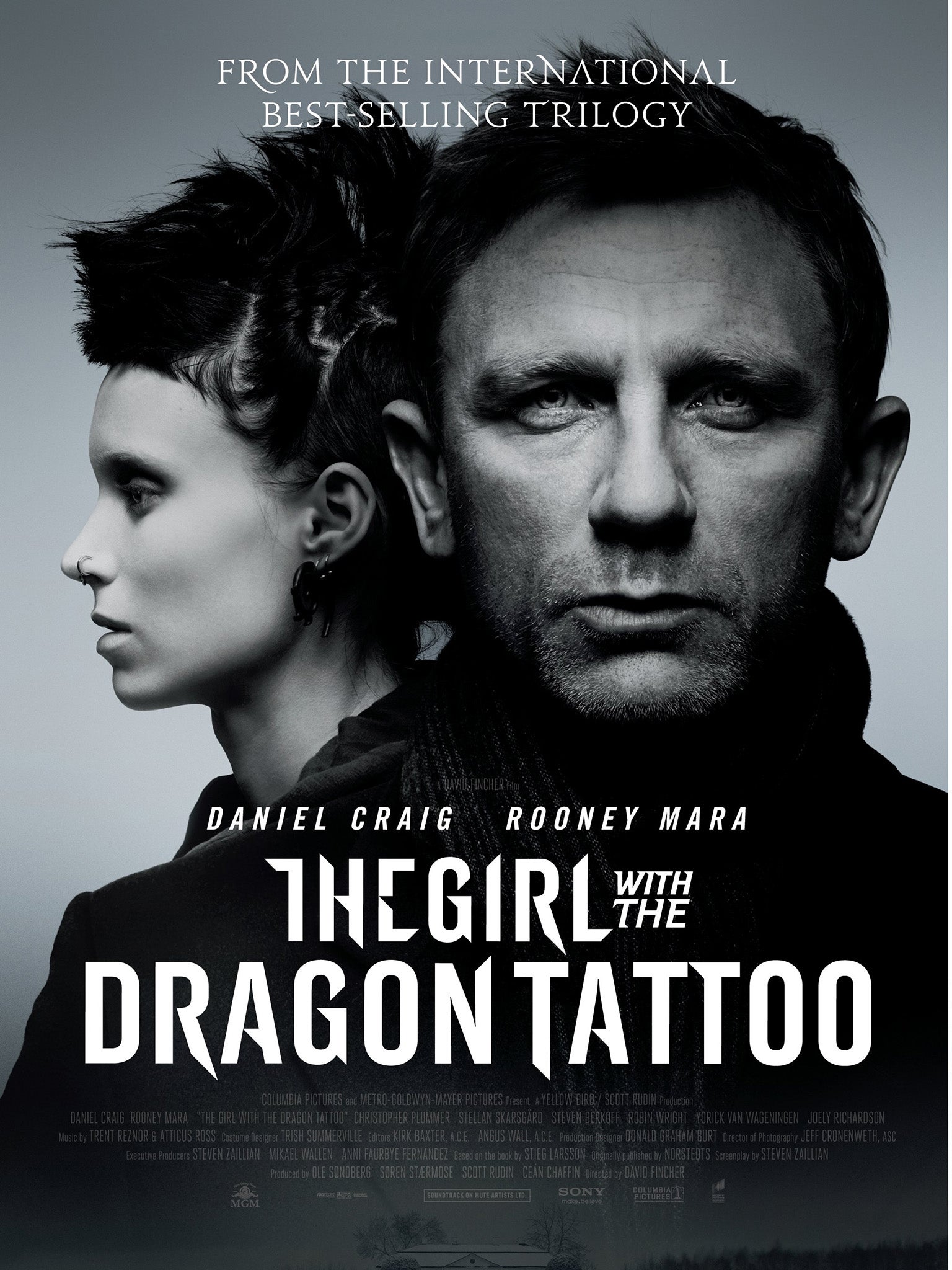 The Girl With The Dragon Tattoo was released in 2011, seven years after the death of the novel's author Stieg Larsson (Rex)