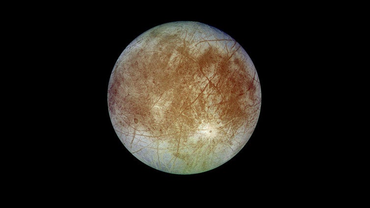 &#13;
Europa could be used as a filling station for missions further afield (Nasa)&#13;