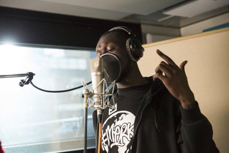 Stormzy opened the cover of 'Bridge Over Troubled Water' with an original verse