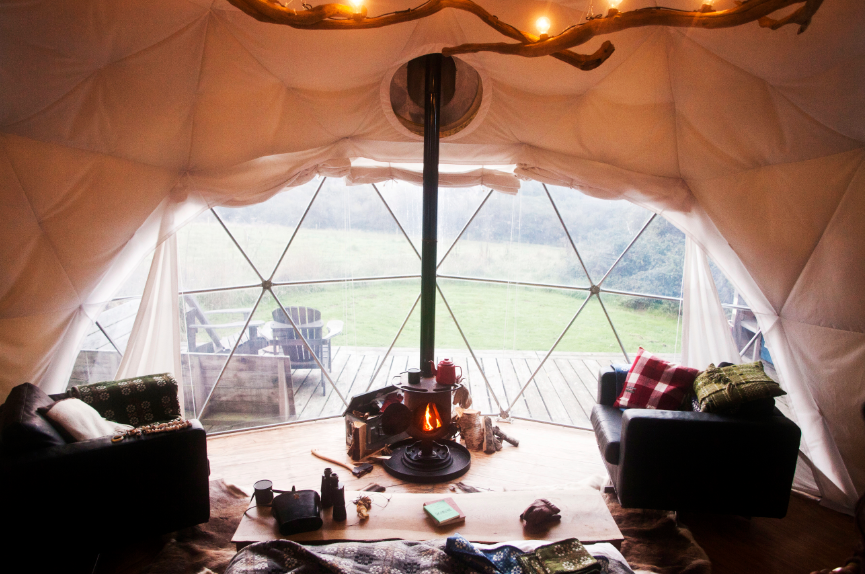 A cosy Fforest bell tent