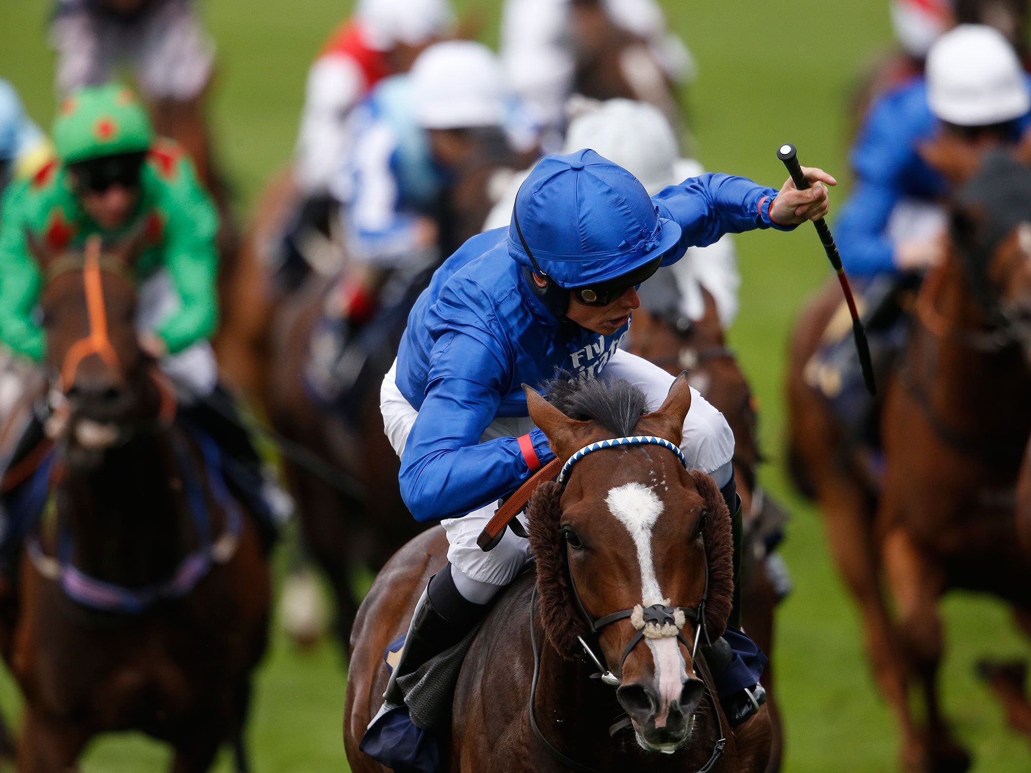 Kieran Shoemark riding Atty Persse win The King George V Stakes