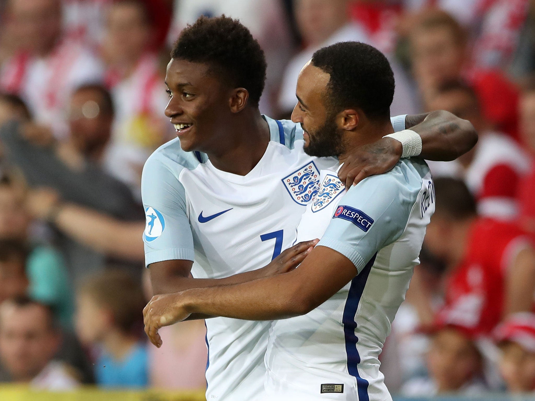 Demarai Gray scored England's first