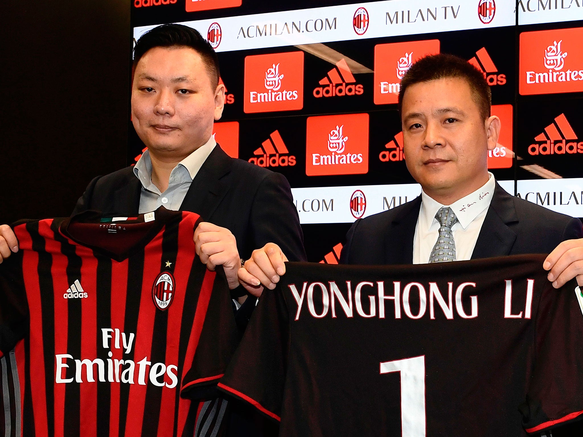 AC Milan was eventually bought by Li Yonghong in April