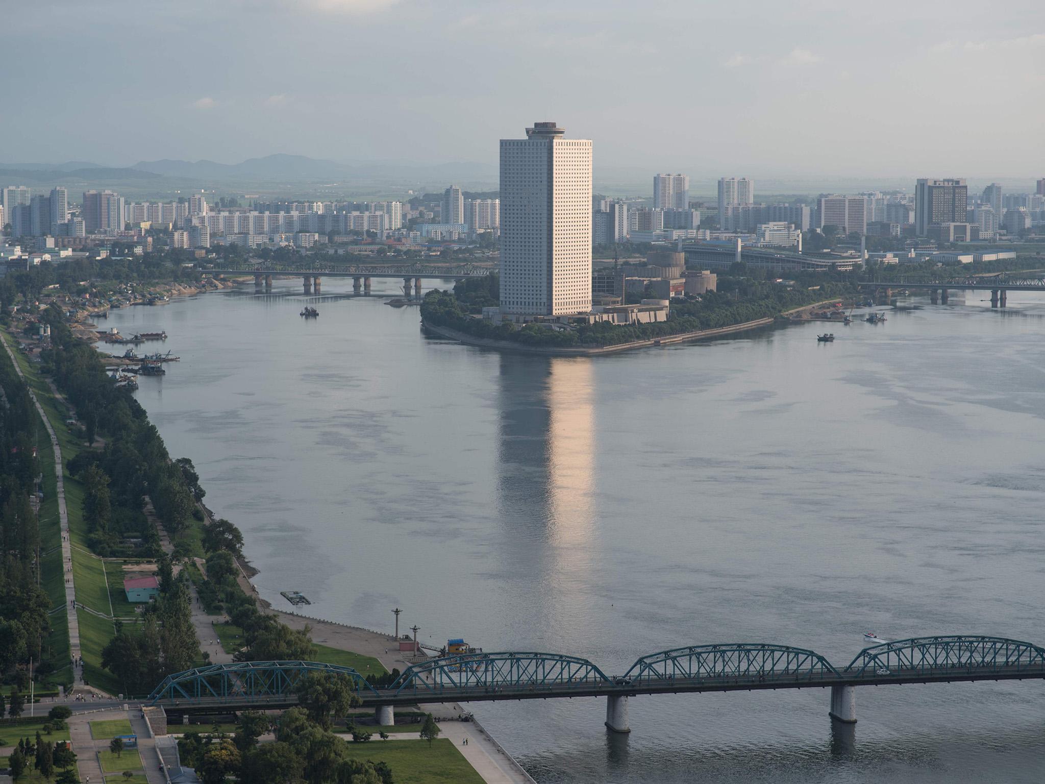 The Yanggakdo International Hotel, where Otto Warmbier allegedly removed a propaganda poster from, is where western travellers often stay during tourist excursions to North Korea