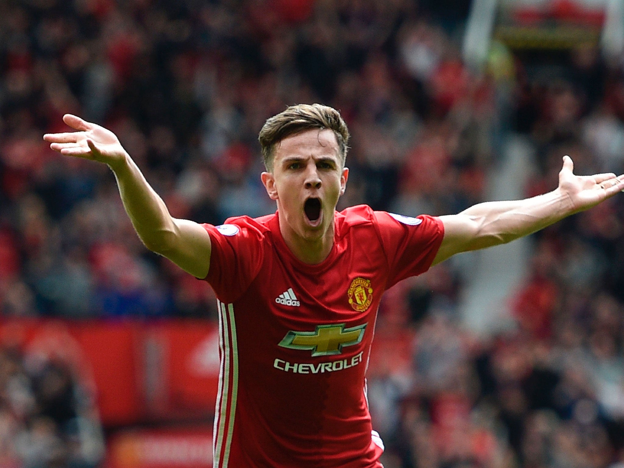 Josh Harrop scored on his United debut last month