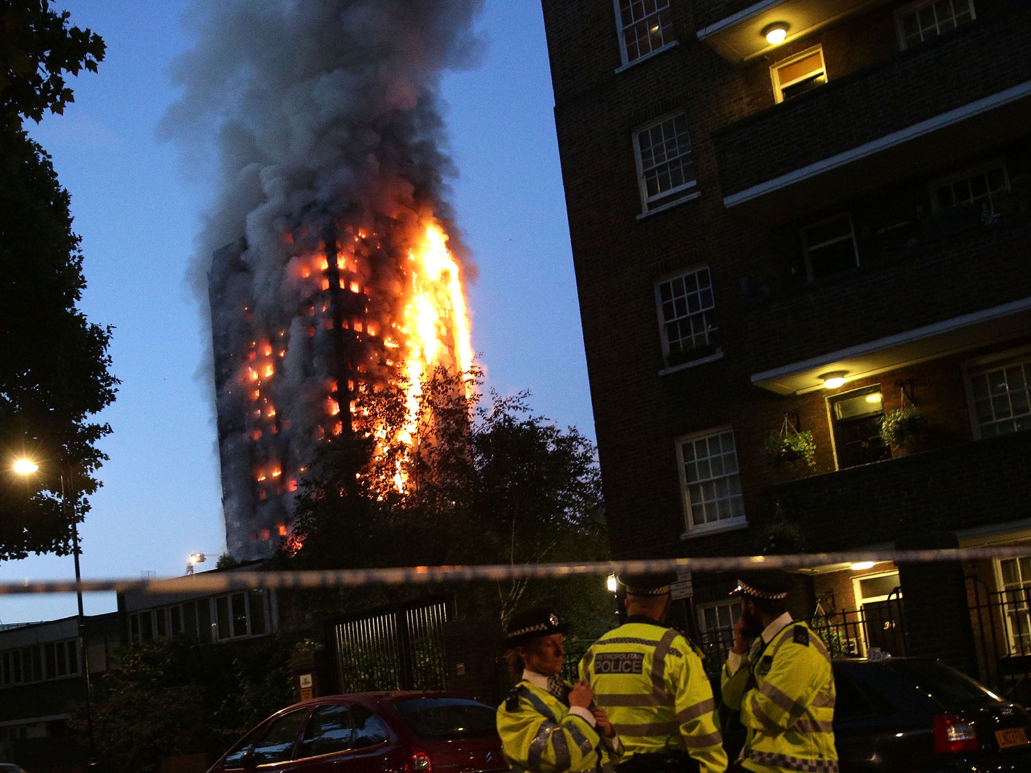 The 24-storey tower was ravaged by fire in the early hours of 14 June