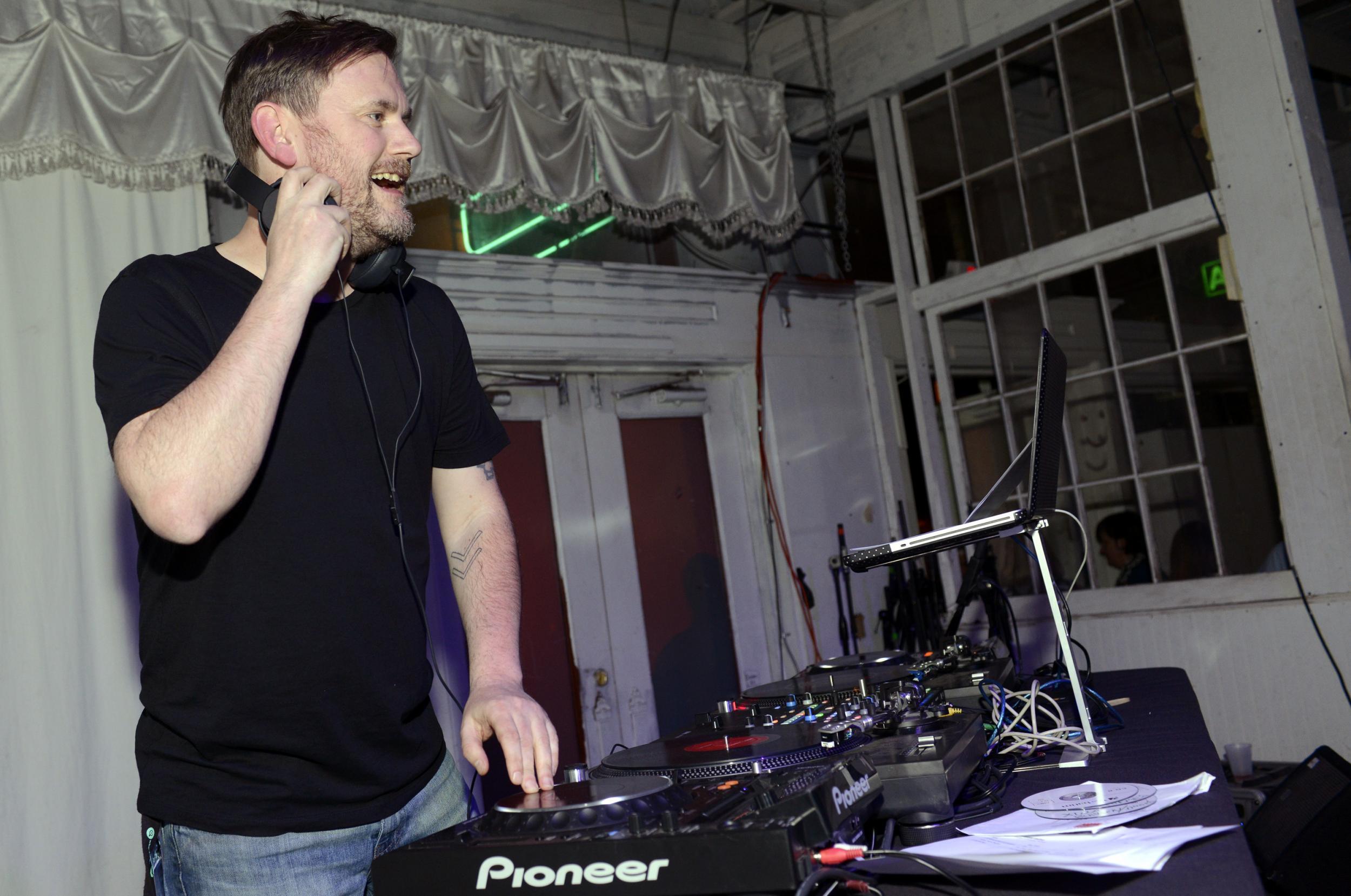 Banksy and Robert Del Naja's mutual friend Geoff Barrow performs at SXSW (Tim Mosenfelder/Getty Images)