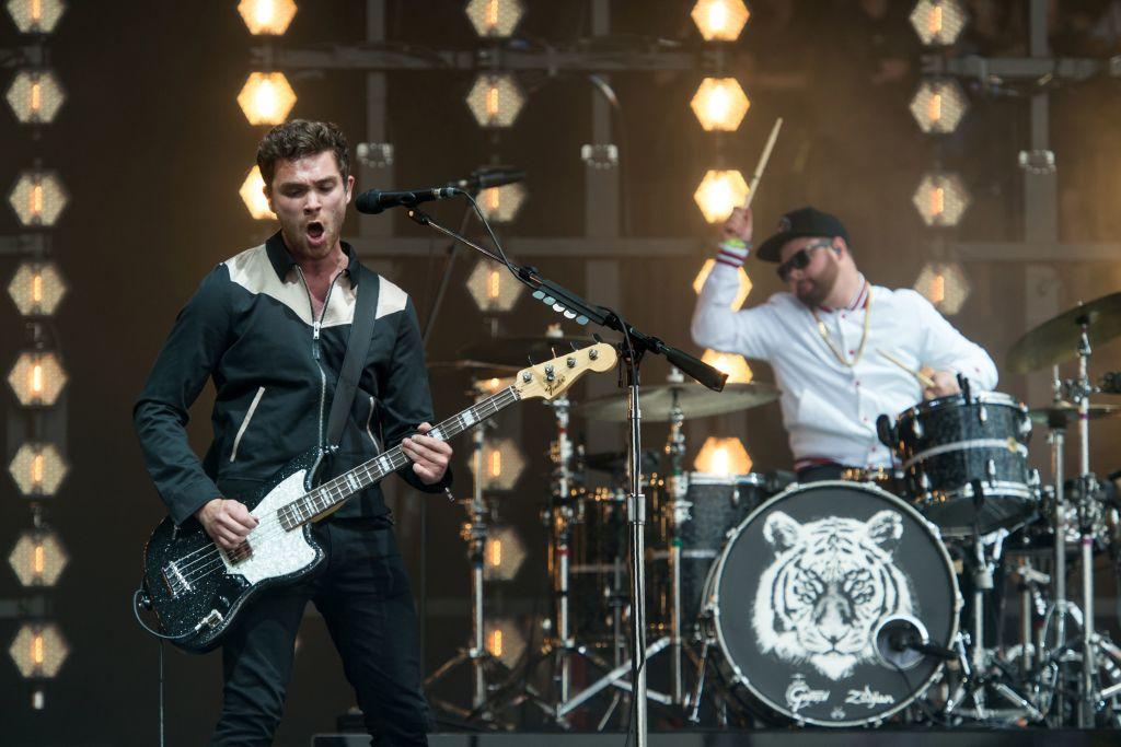 Royal Blood performing at Glastonbury in 2017