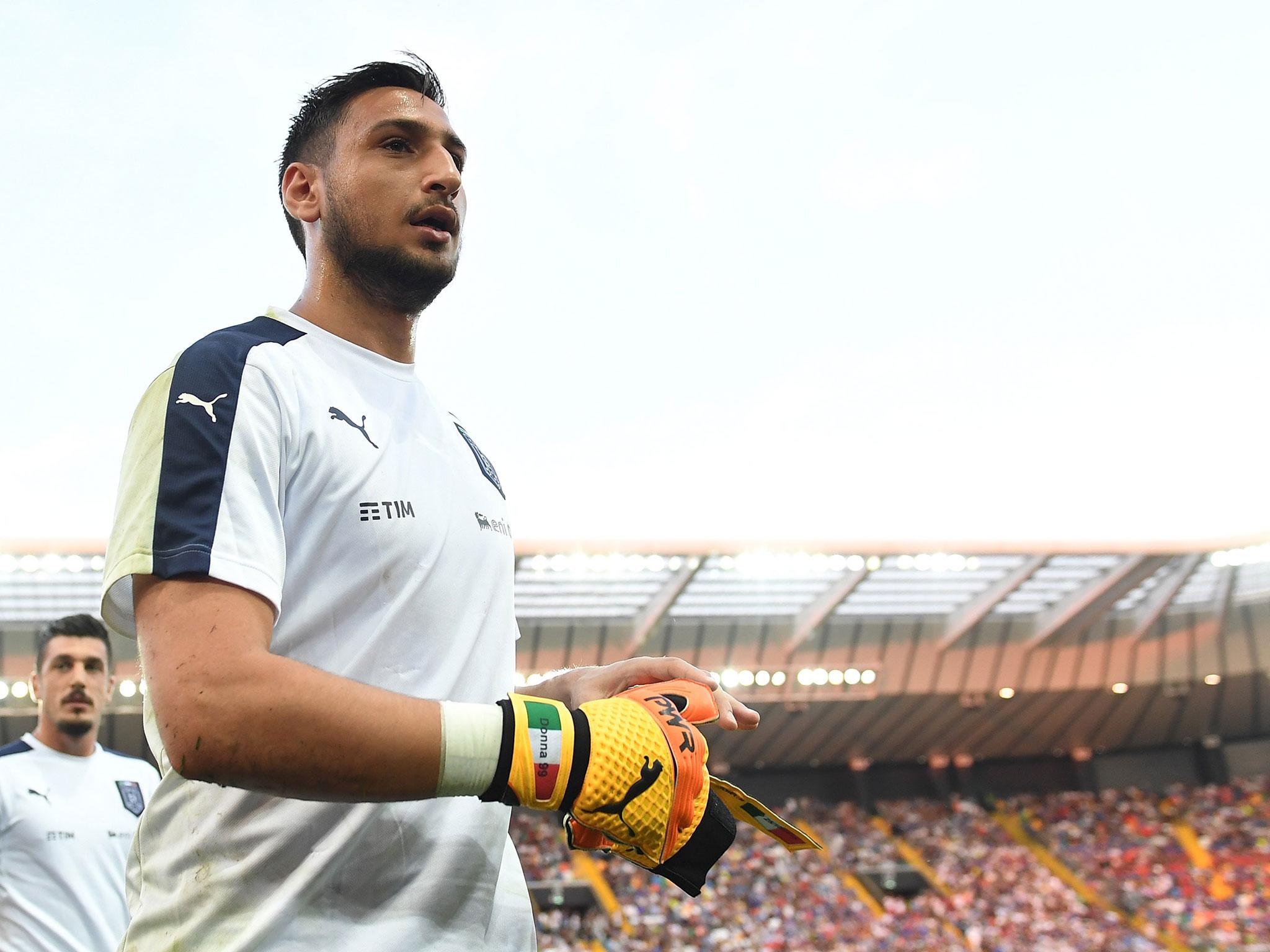 The goalkeeper is currently on duty with Italy U21s at Euro 2017 in Poland