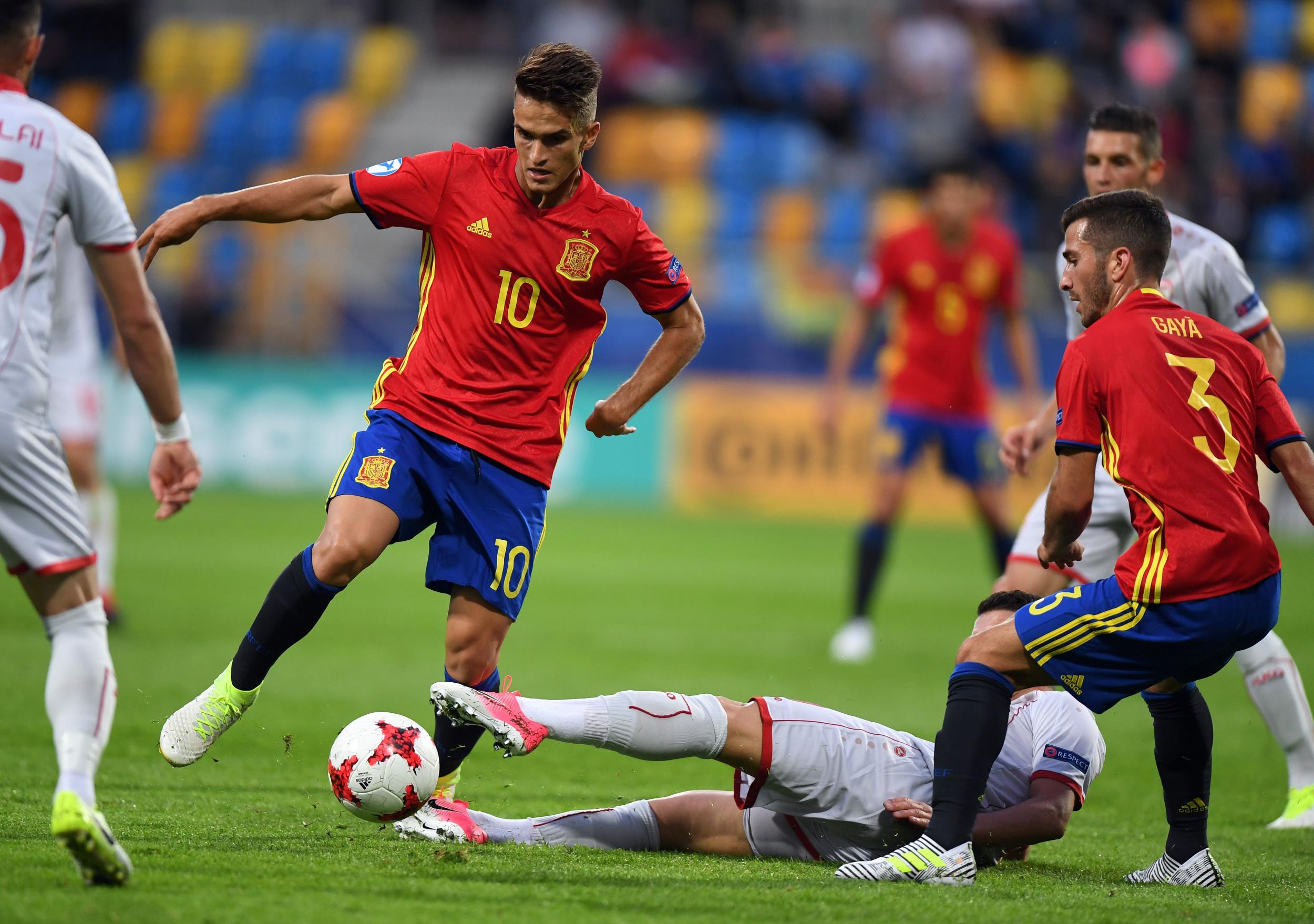 Denis Suarez scored the only goal of the game against Serbia