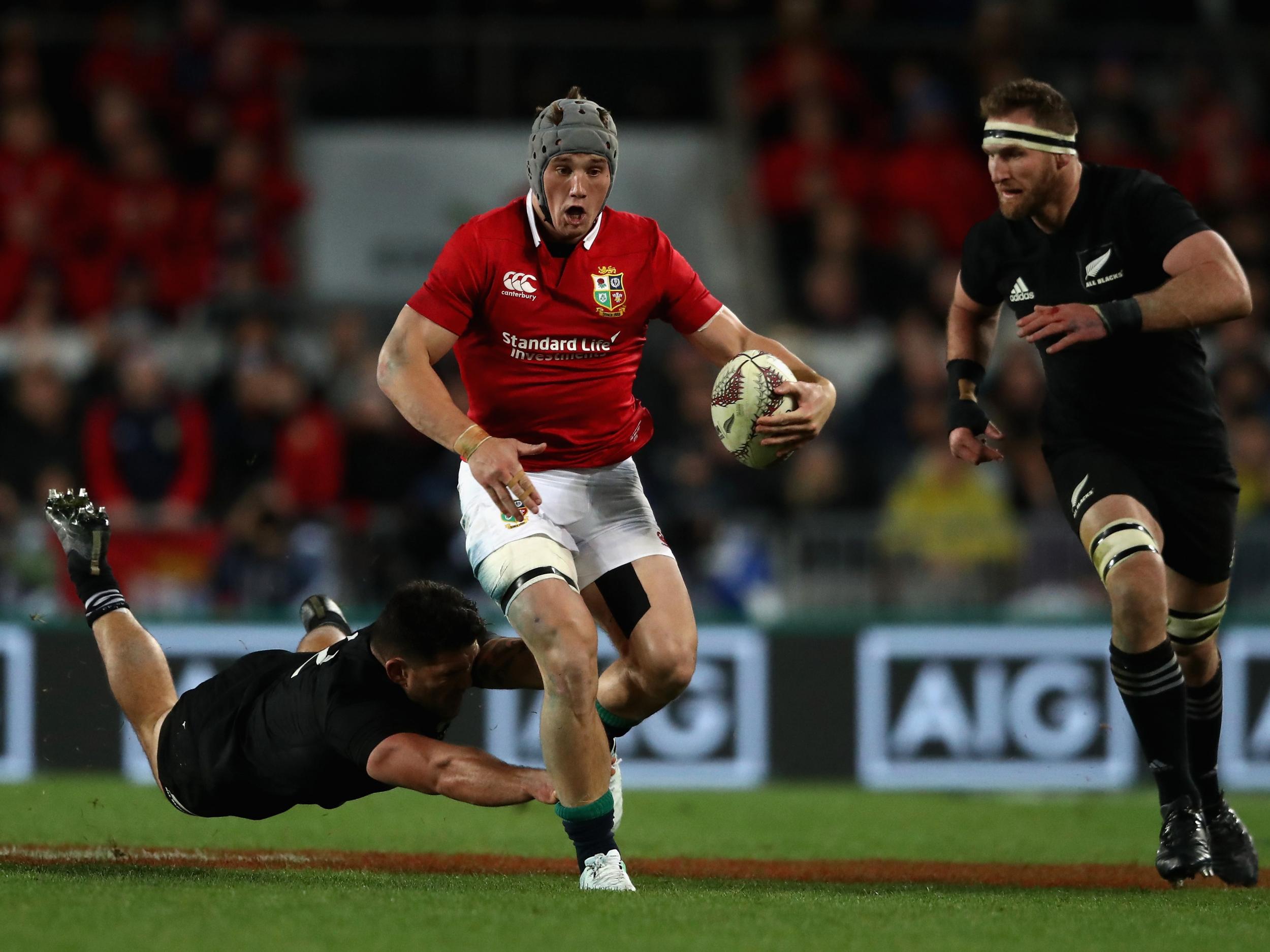 Davies was one of the Lions' top performers during the All Blacks defeat