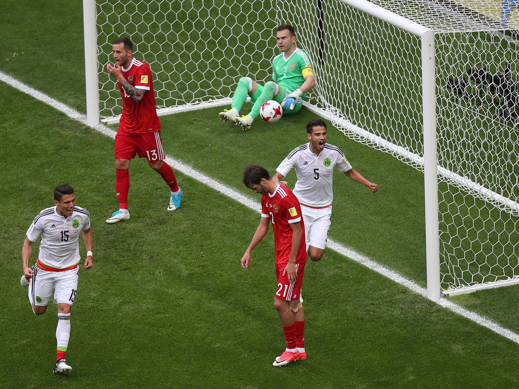 Russia were knocked out of the Confederations Cup over the weekend