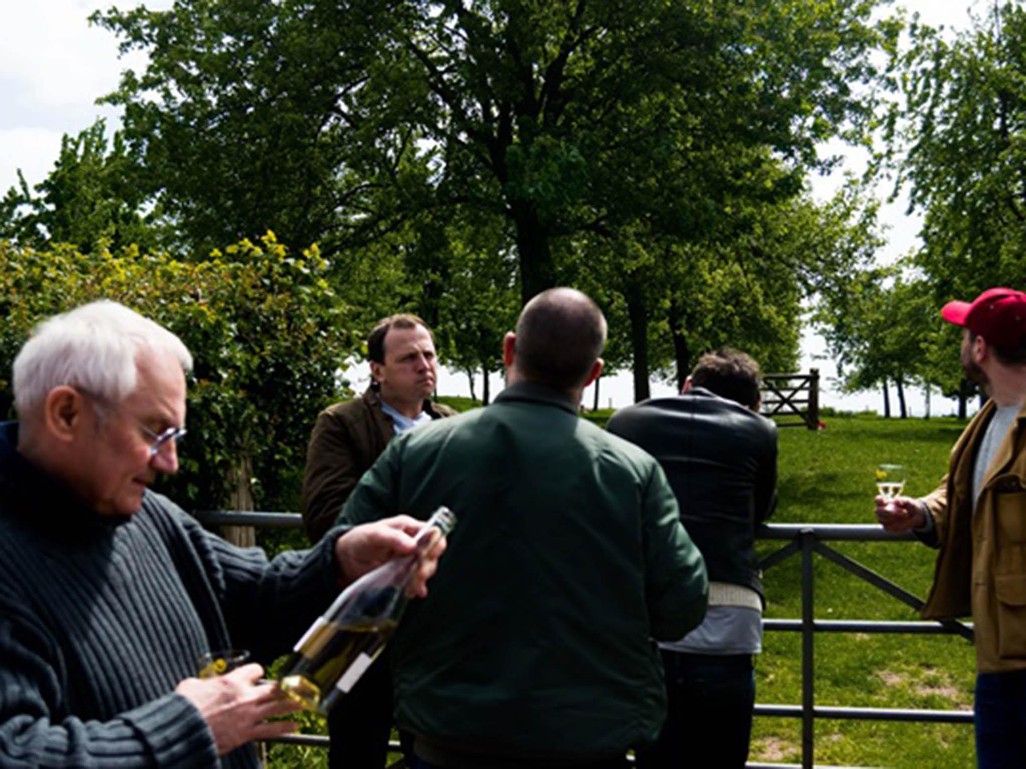 Making cider with a stone press is a tradition that some can't let go of