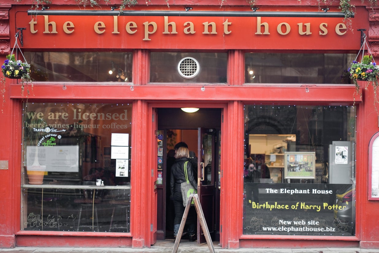 The Elephant House is sometimes called the birthplace of Harry Potter