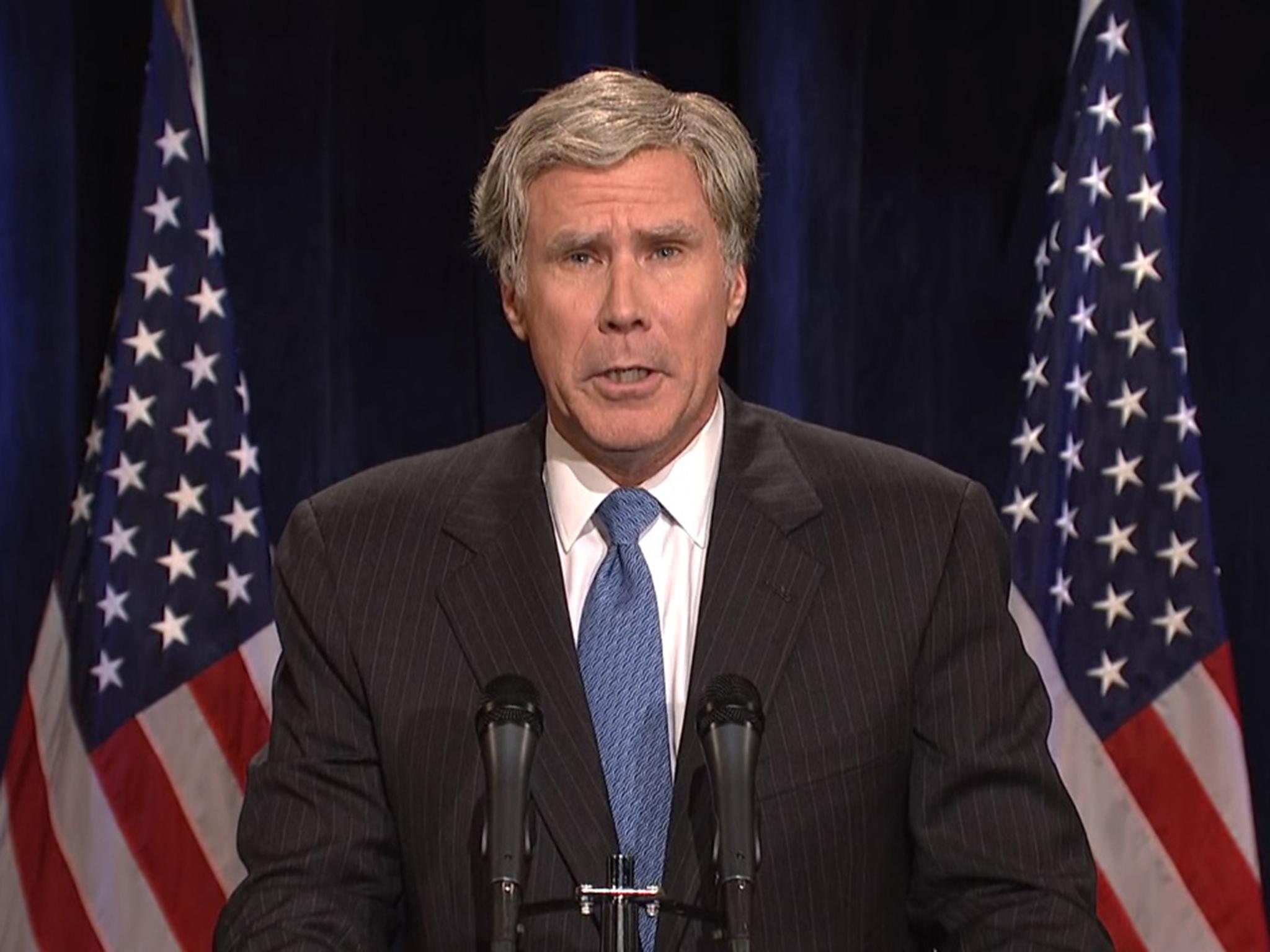 Ferrell doing a George W Bush impersonation on ‘Saturday Night Live’