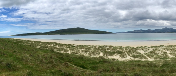 Launch pad: the beach at Luskentyre, Isle of Harris